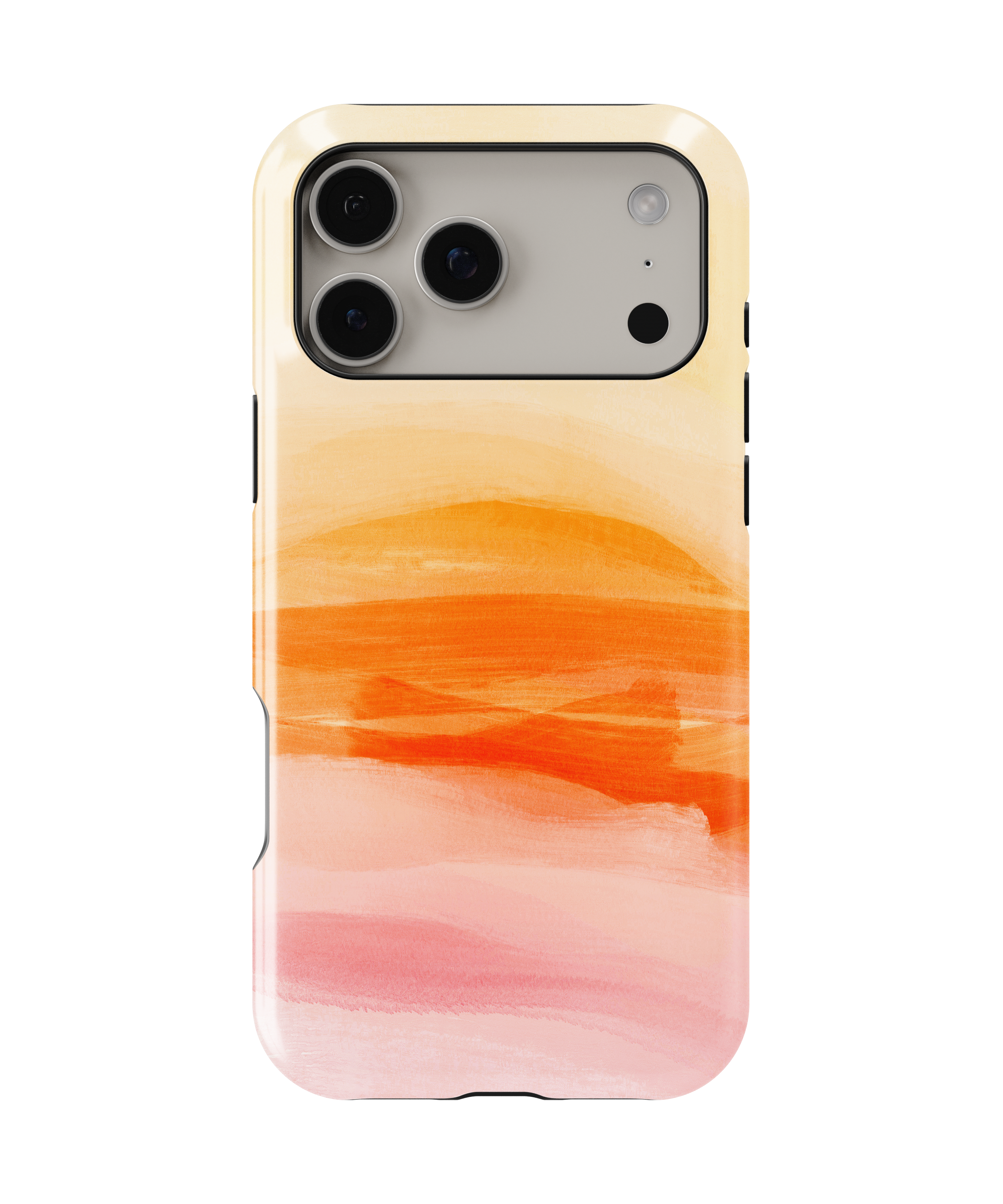 Blazing Orange Ombre - iPhone