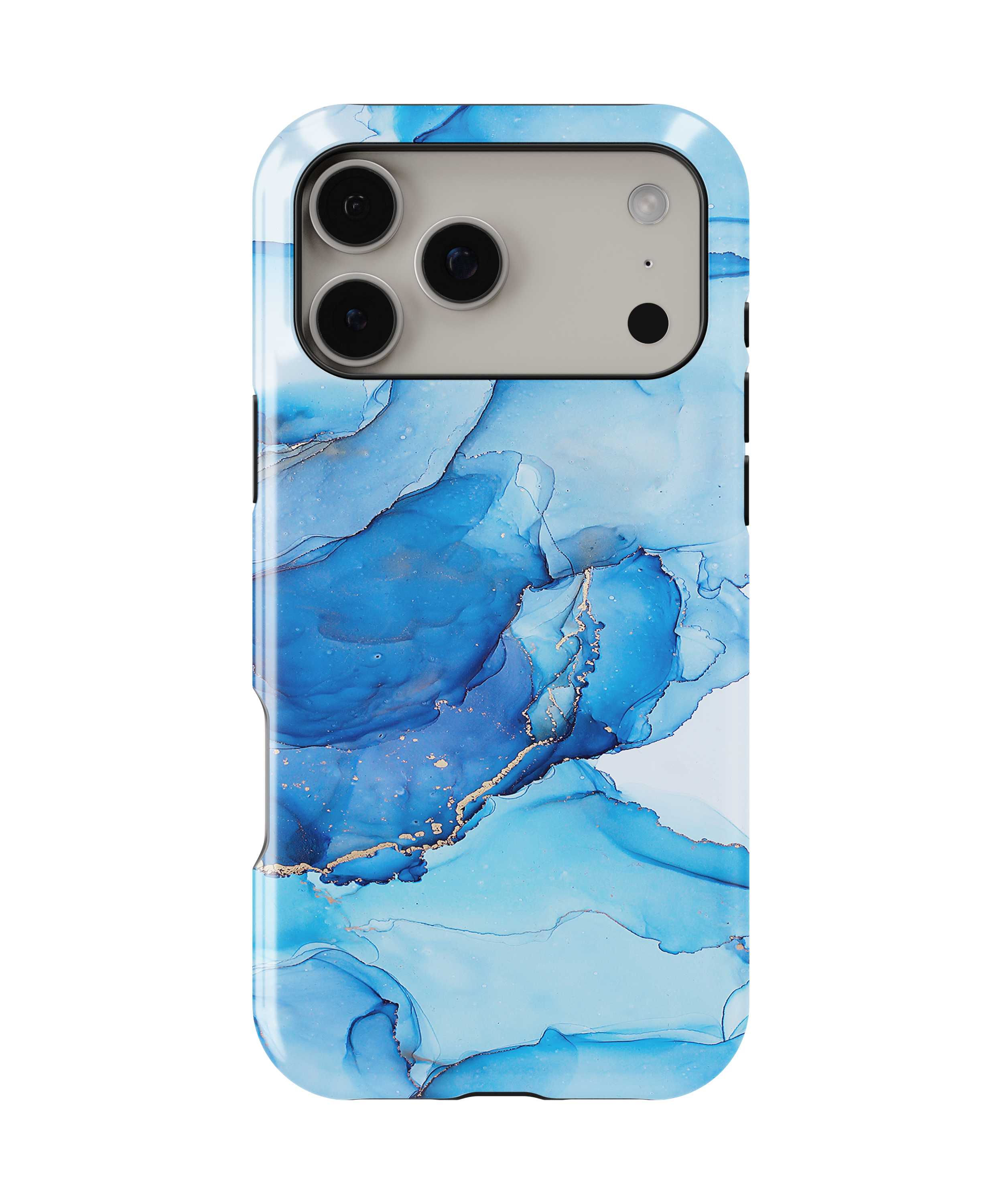 Blue Alcohol Ink - iPhone