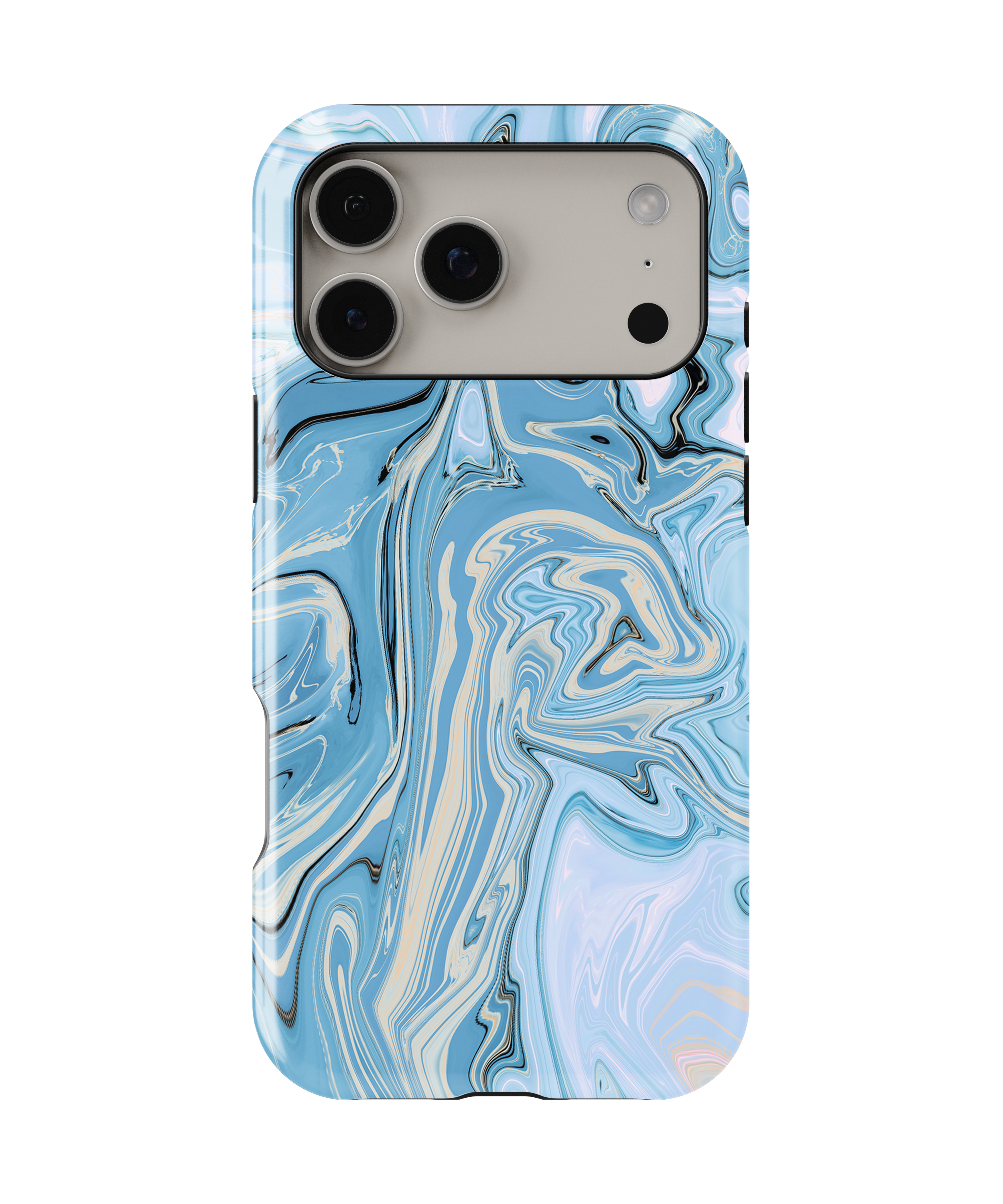 Blue & Creme Agate - iPhone