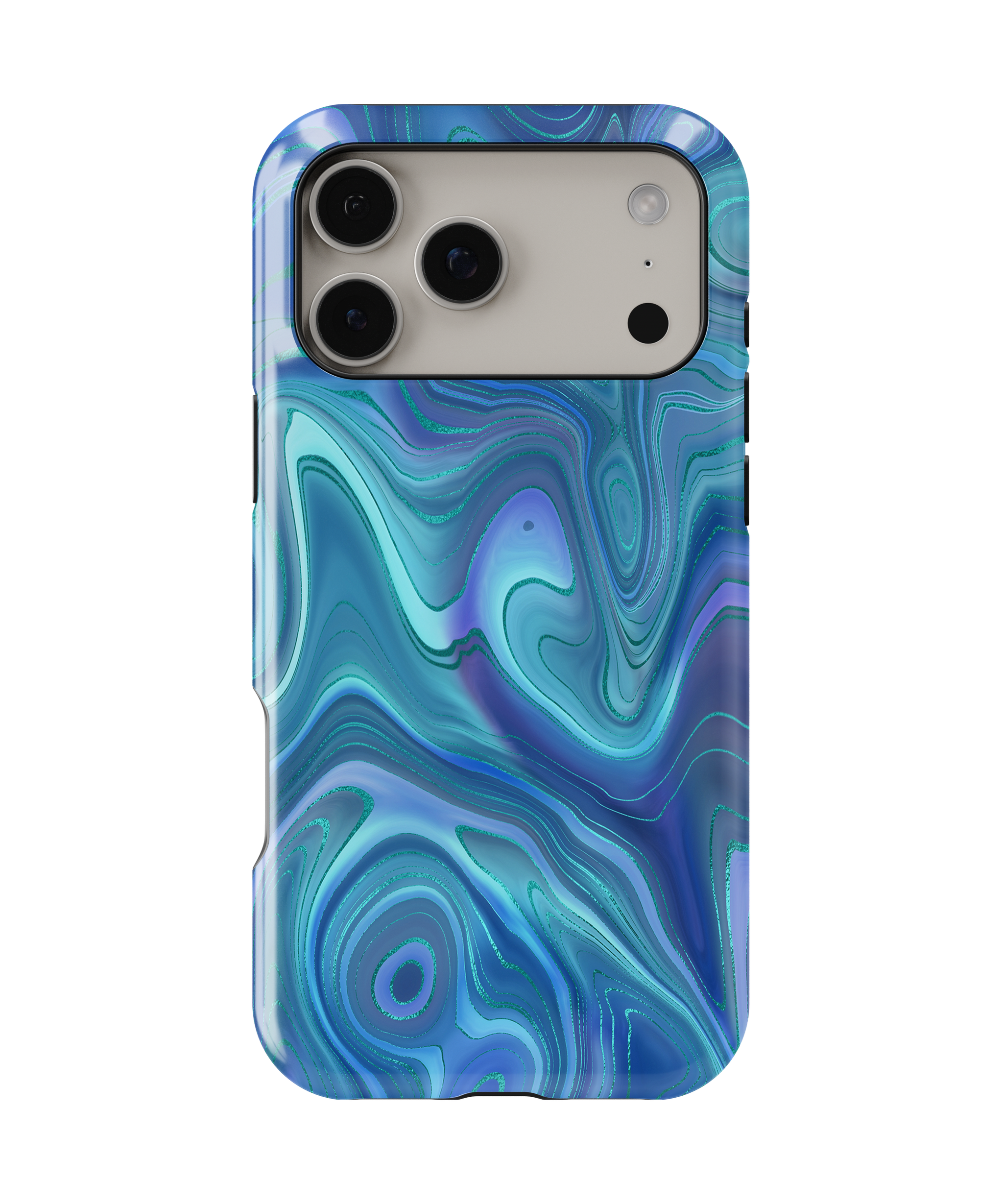 Ocean Strata iPhone Case - CaseSwagger Premium Design iPhone 14 Plus / Tough - Glossy Ocean Strata iPhone Case - CaseSwagger Premium Design iPhone 14 Plus / Tough - Glossy