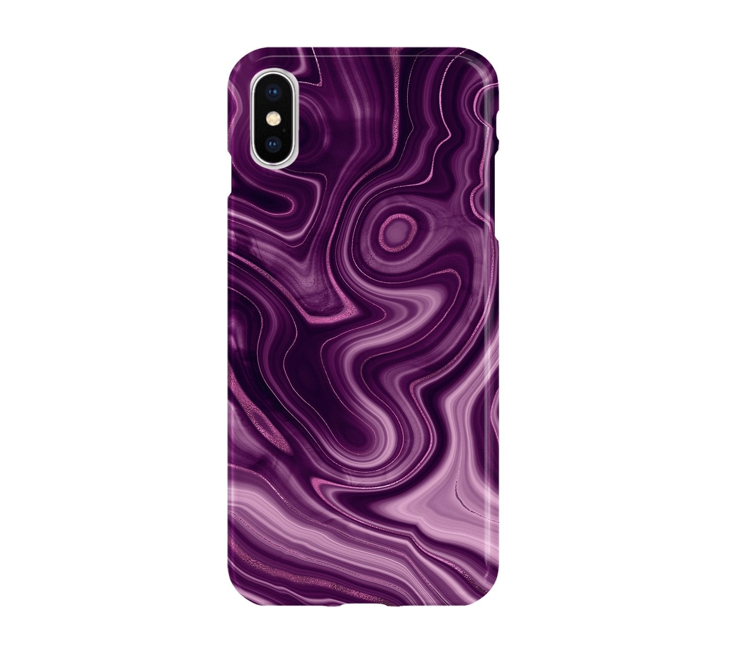 Amethyst Strata II - iPhone phone case designs by CaseSwagger
