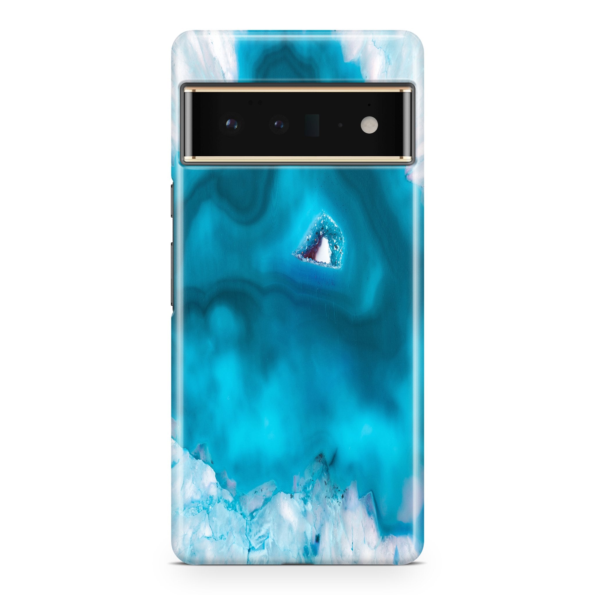 Blue Geode I - Google phone case designs by CaseSwagger