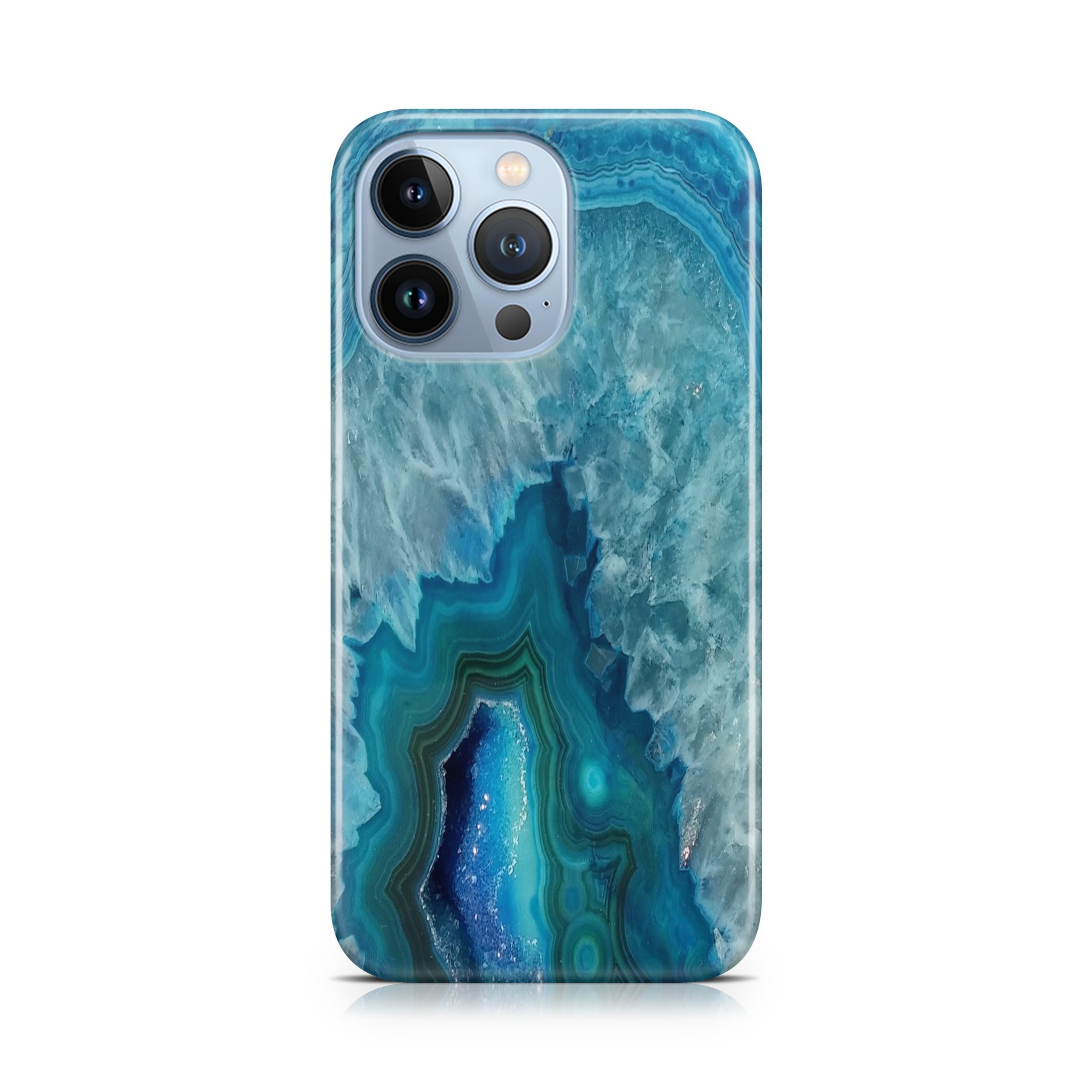 Blue Geode II - iPhone phone case designs by CaseSwagger