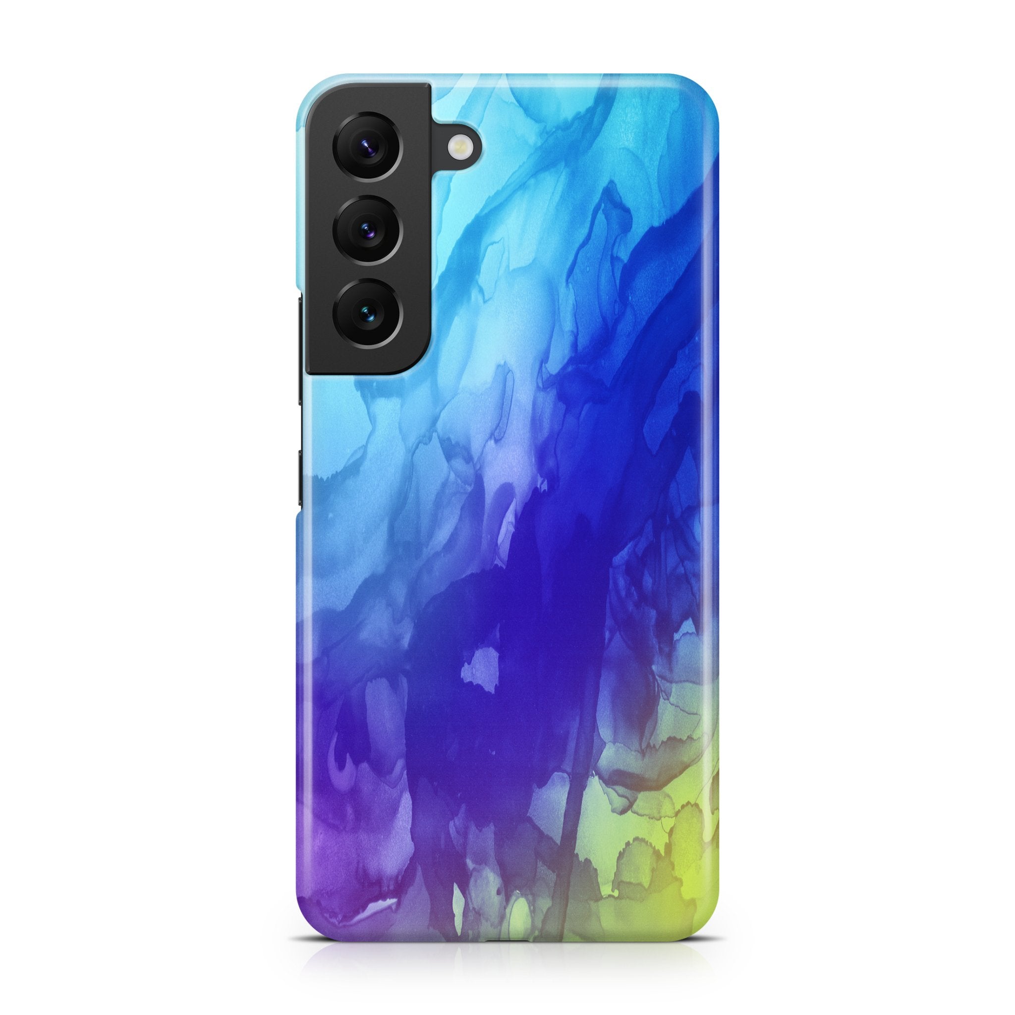 Blue InkDeco - Samsung phone case designs by CaseSwagger