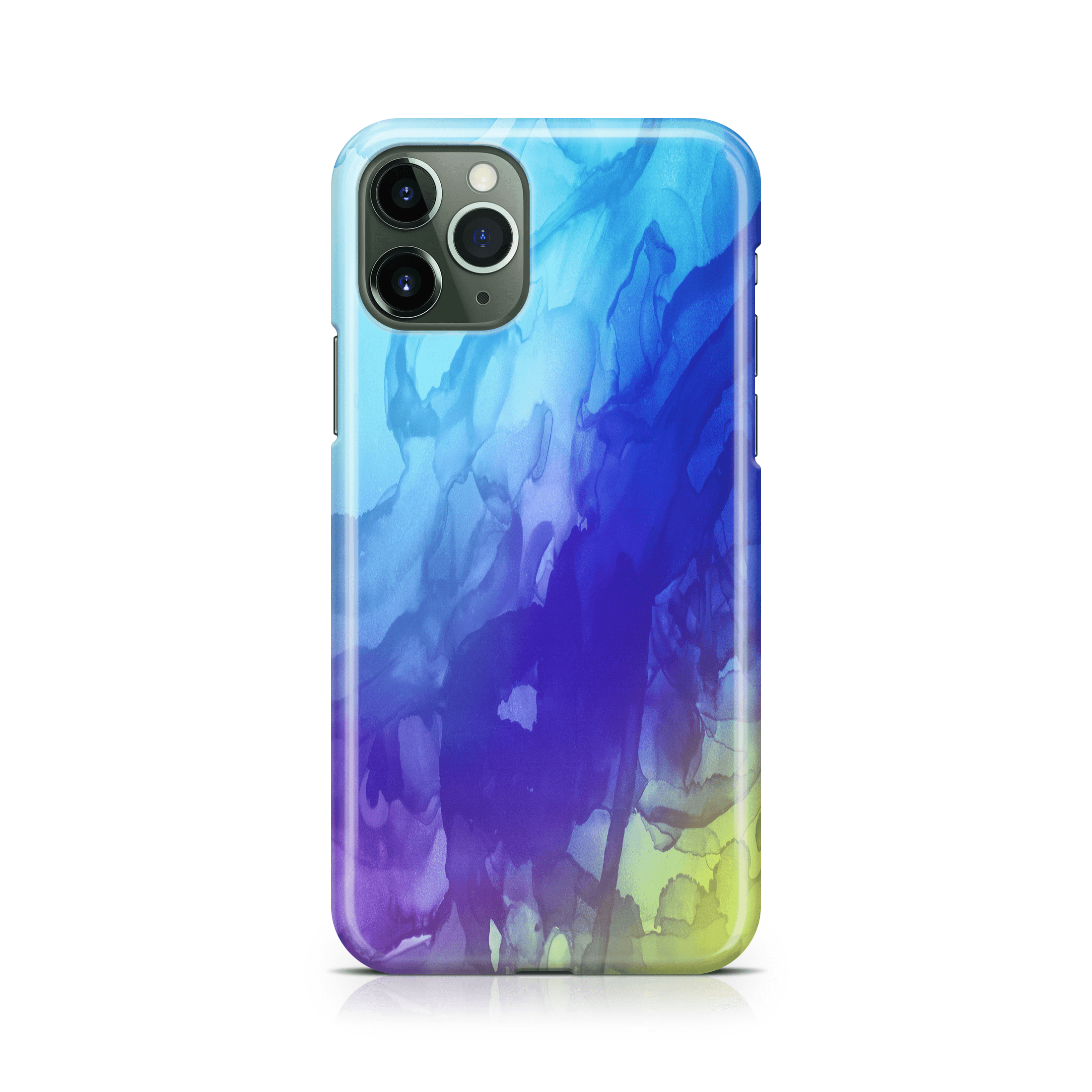Blue InkDeco - iPhone phone case designs by CaseSwagger