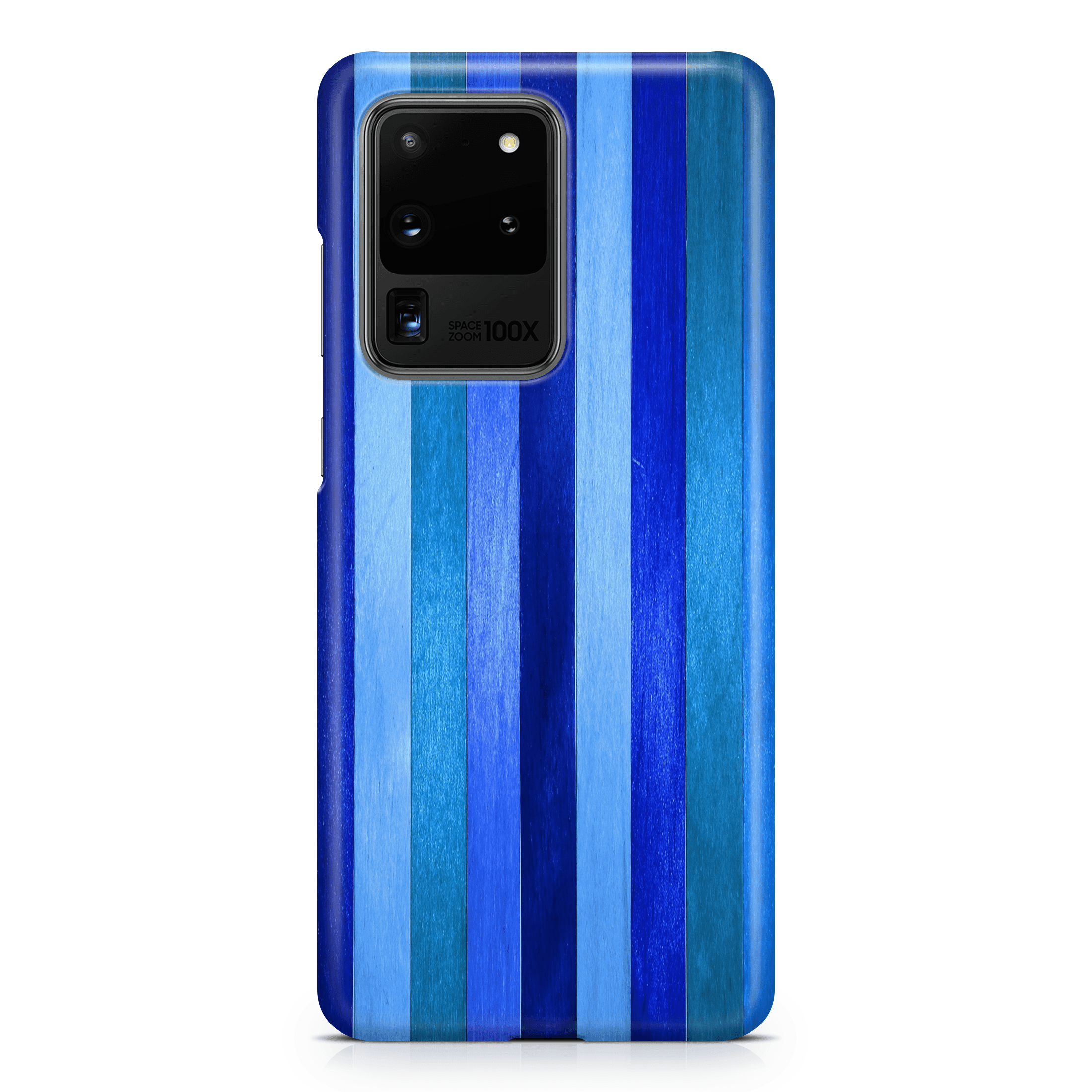 Blue Wood Fence - Samsung phone case designs by CaseSwagger