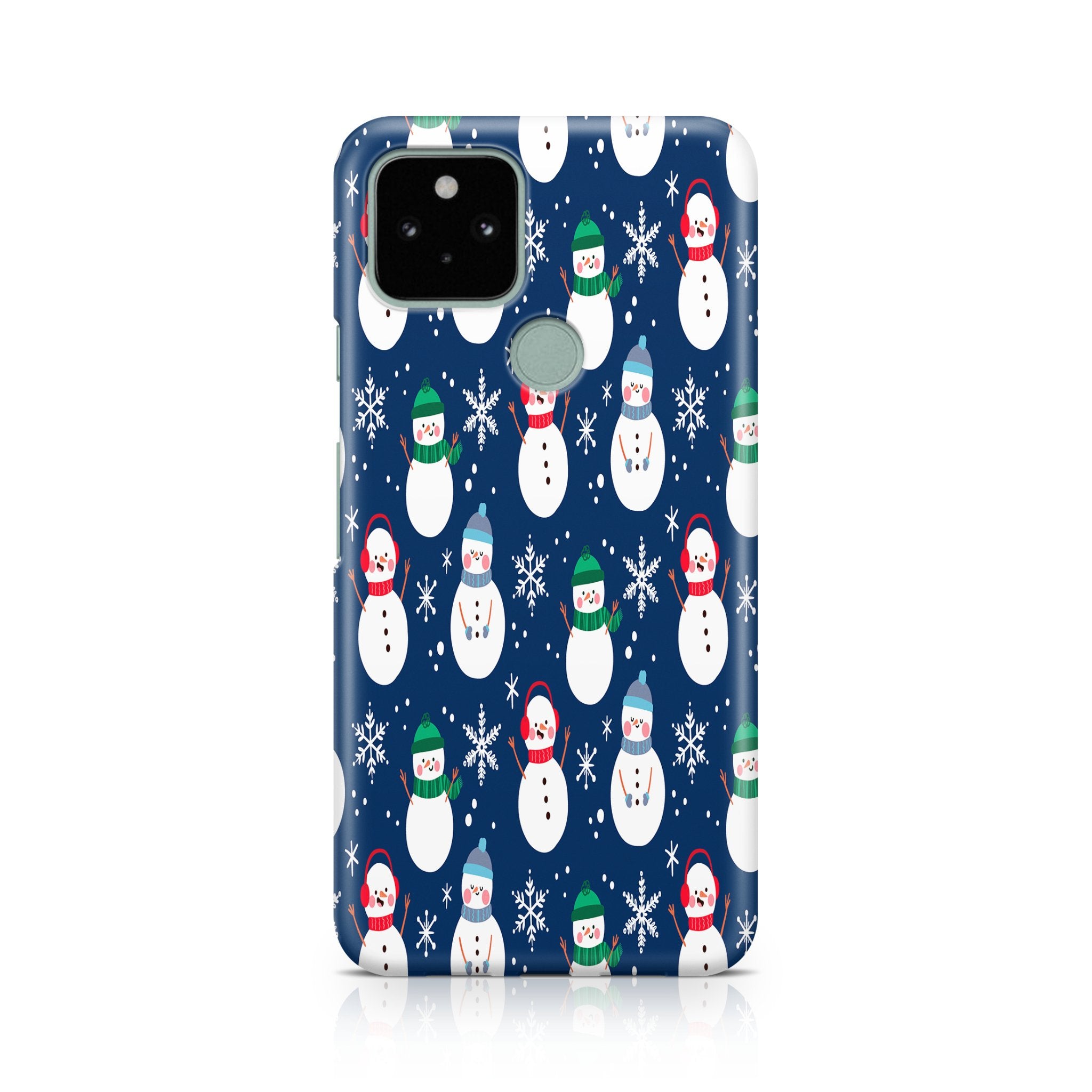 Christmas Snowman - Google phone case designs by CaseSwagger