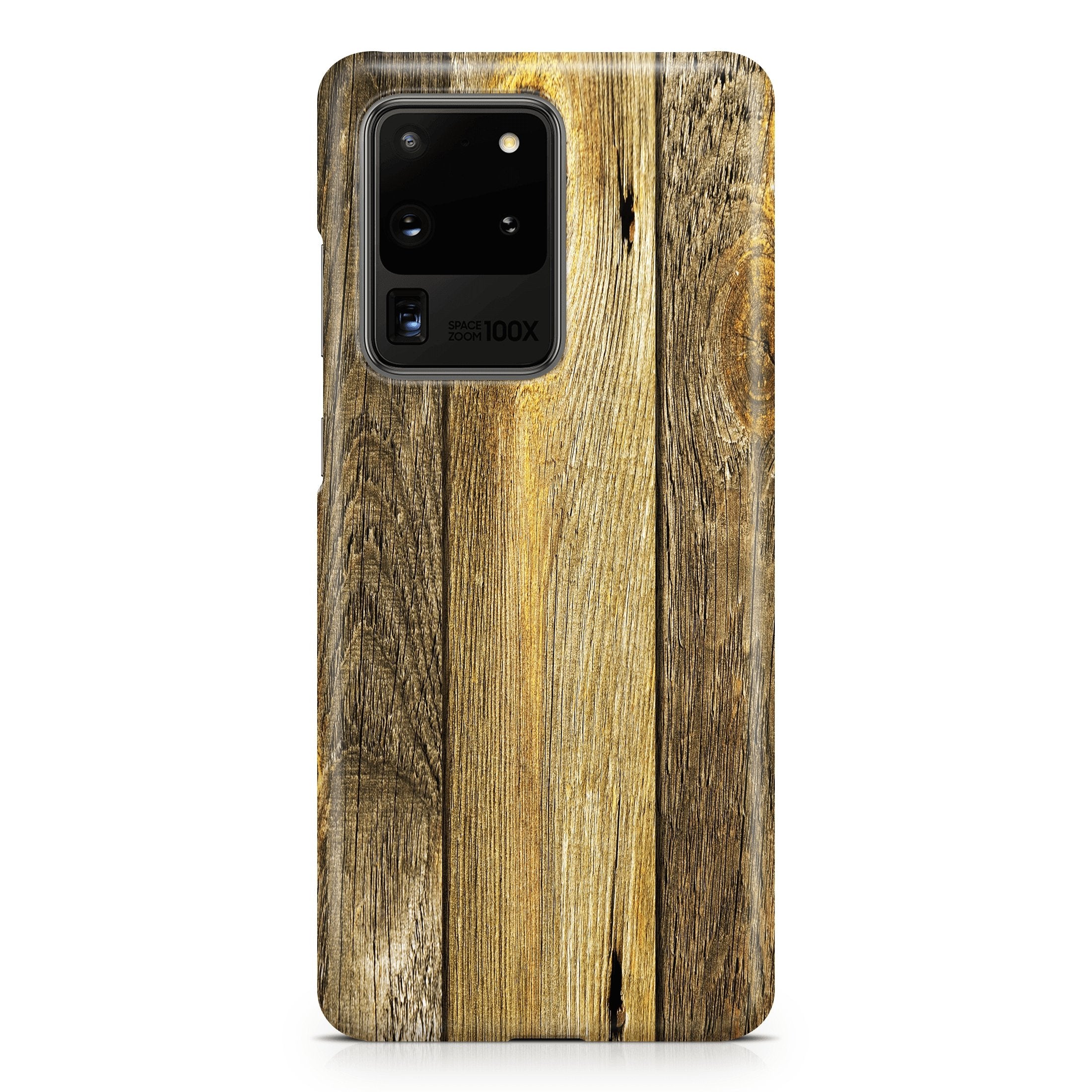 Distressed Wood - Samsung phone case designs by CaseSwagger