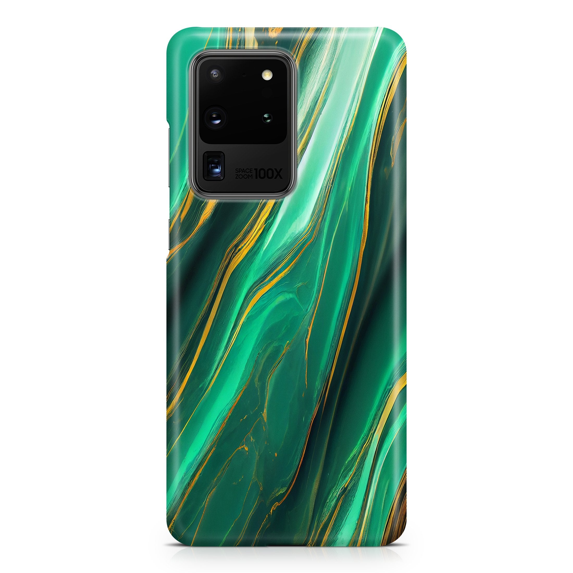 Emerald Marble - Samsung phone case designs by CaseSwagger