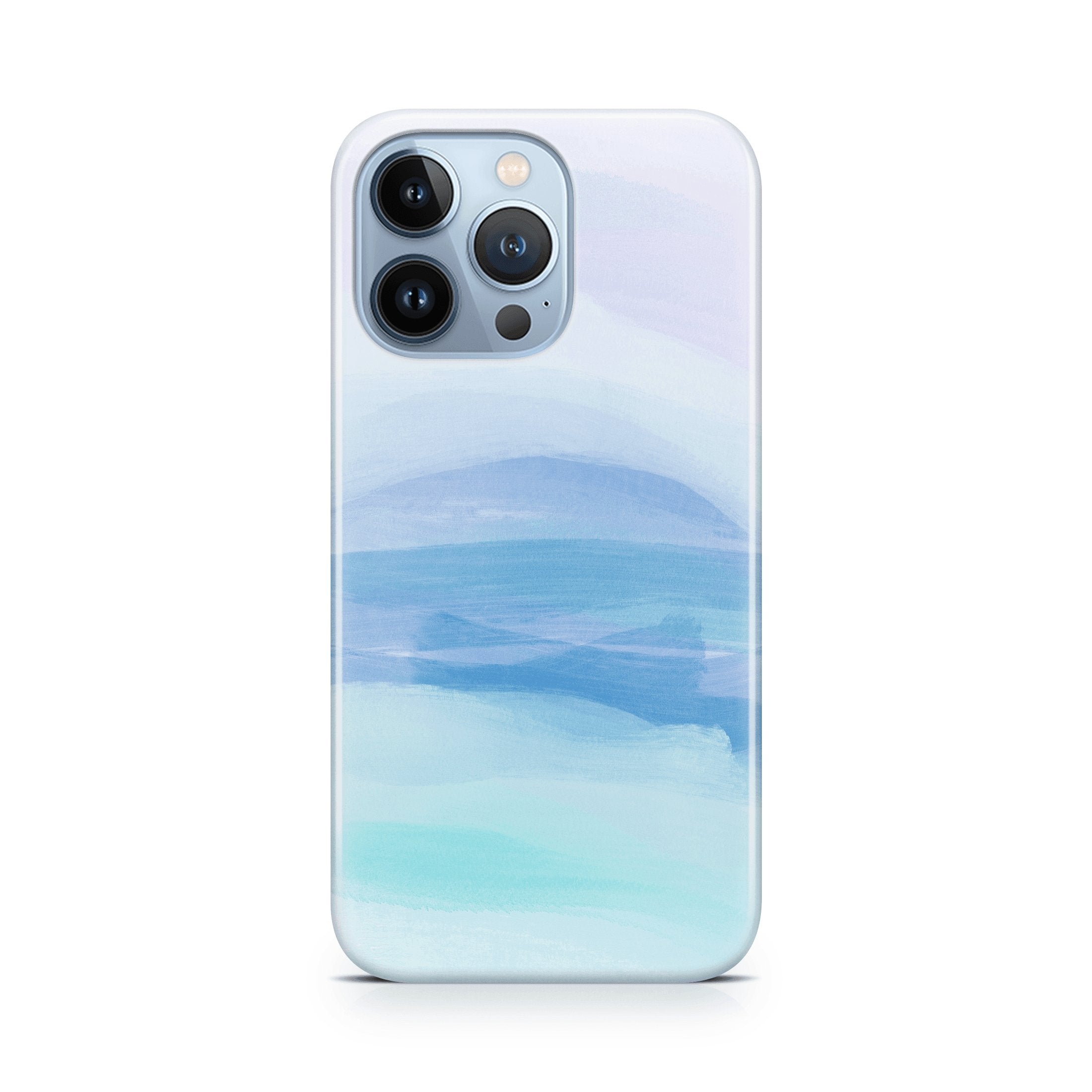 Fading Blue Ombre - iPhone phone case designs by CaseSwagger