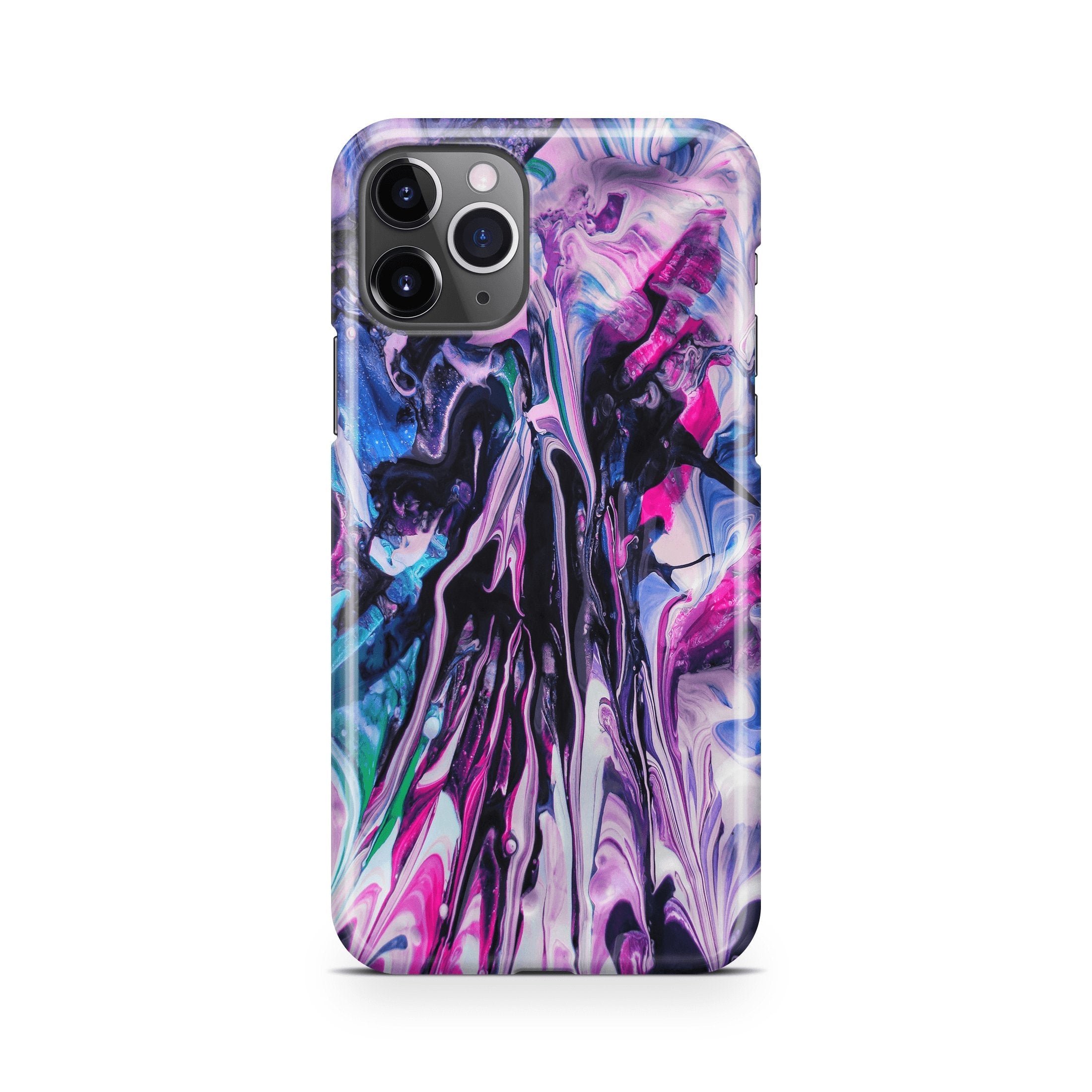 Fluid Acrylic Chaos - iPhone phone case designs by CaseSwagger