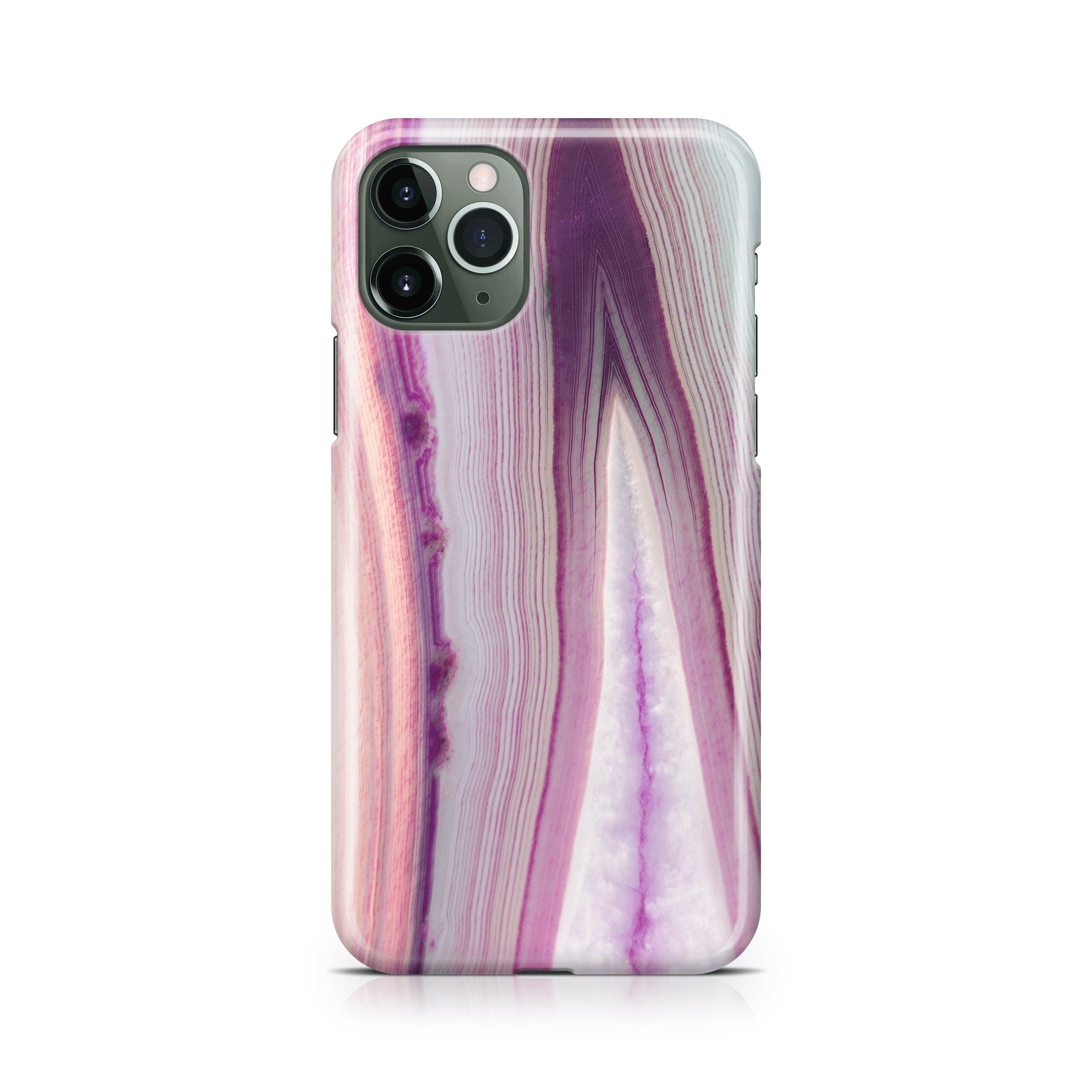 Grape Agate - iPhone phone case designs by CaseSwagger