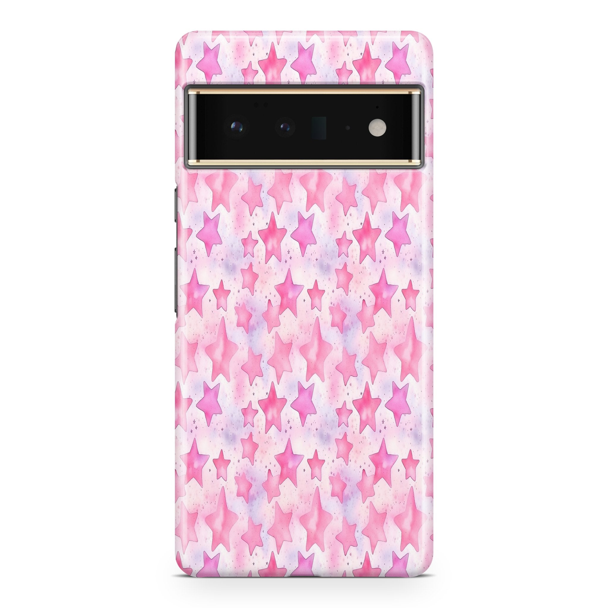 Pink Star - Google phone case designs by CaseSwagger