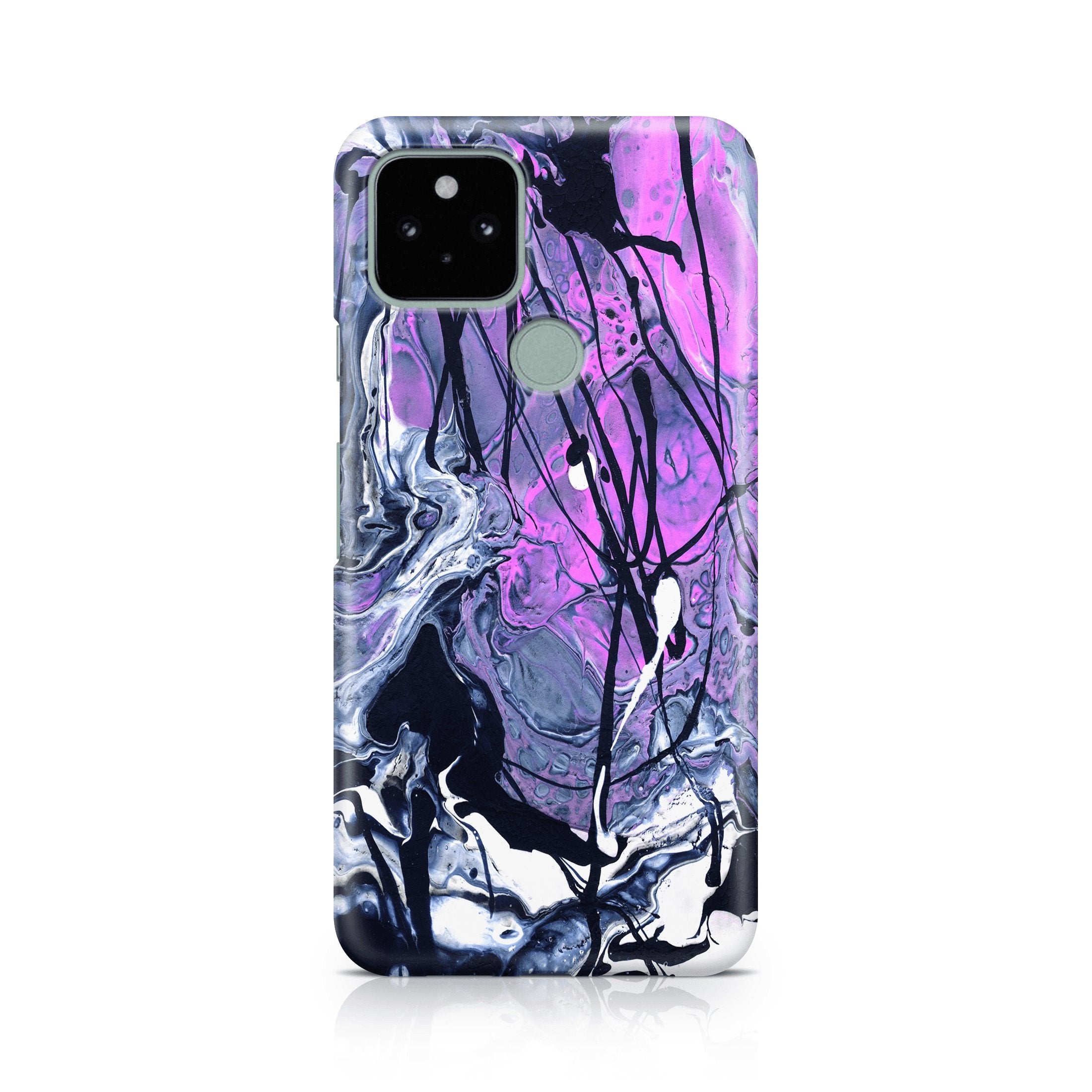 Pink Fluid Acrylic - Google phone case designs by CaseSwagger