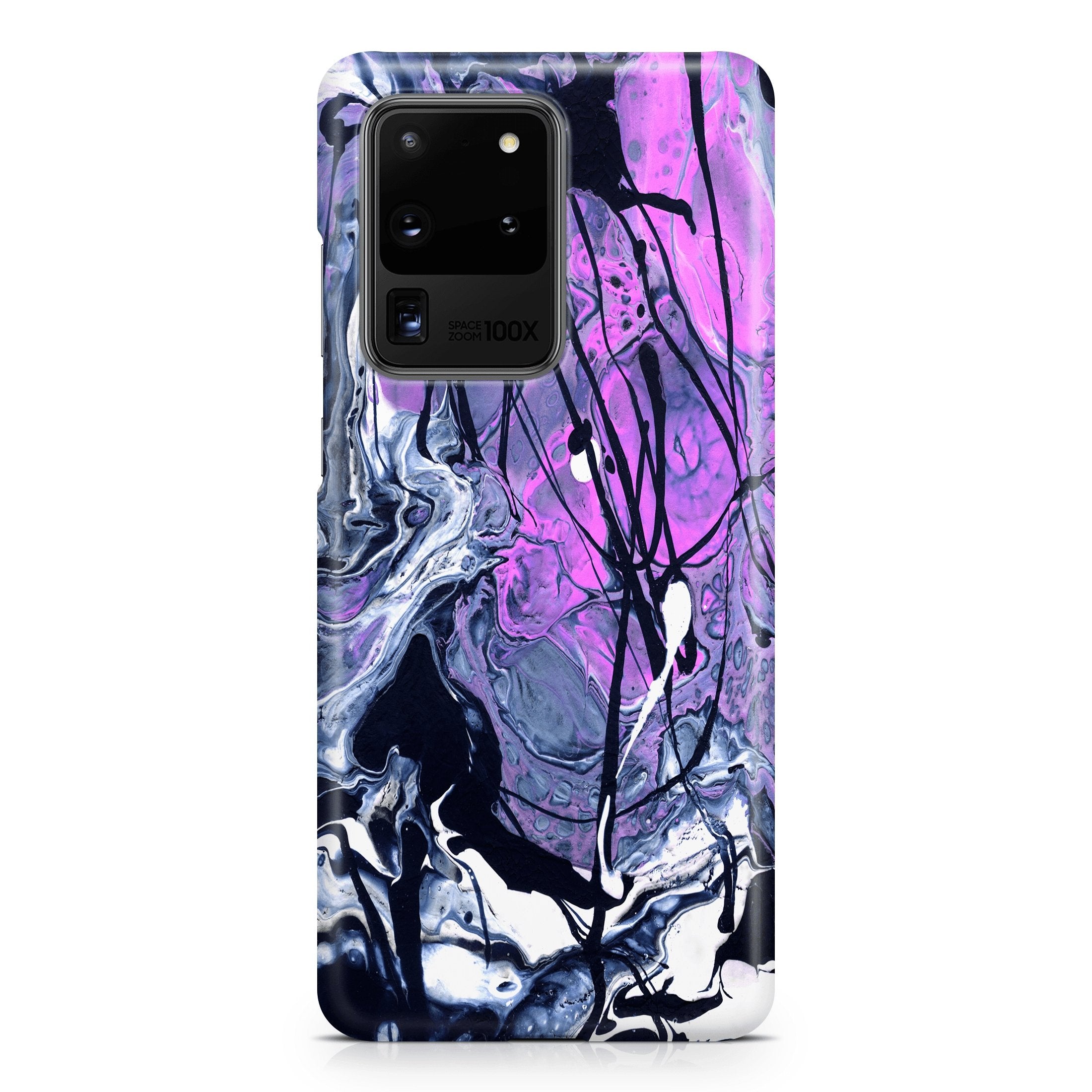 Pink Fluid Acrylic - Samsung phone case designs by CaseSwagger