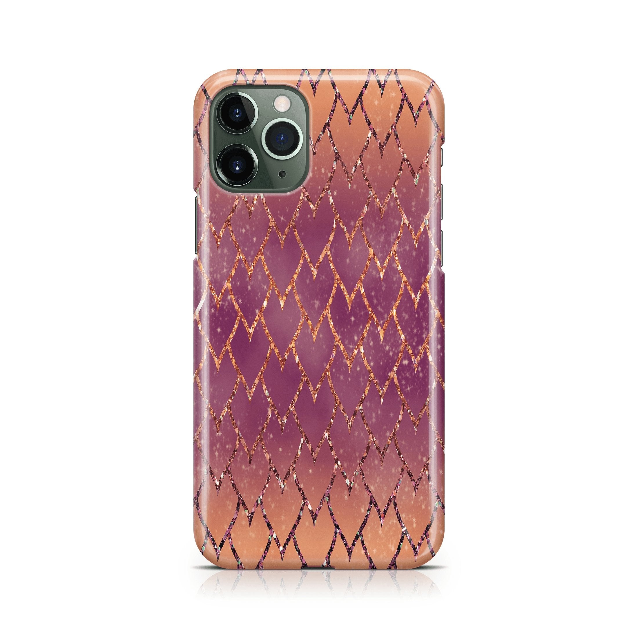 Pumpkin Spice Dragonscale - iPhone phone case designs by CaseSwagger