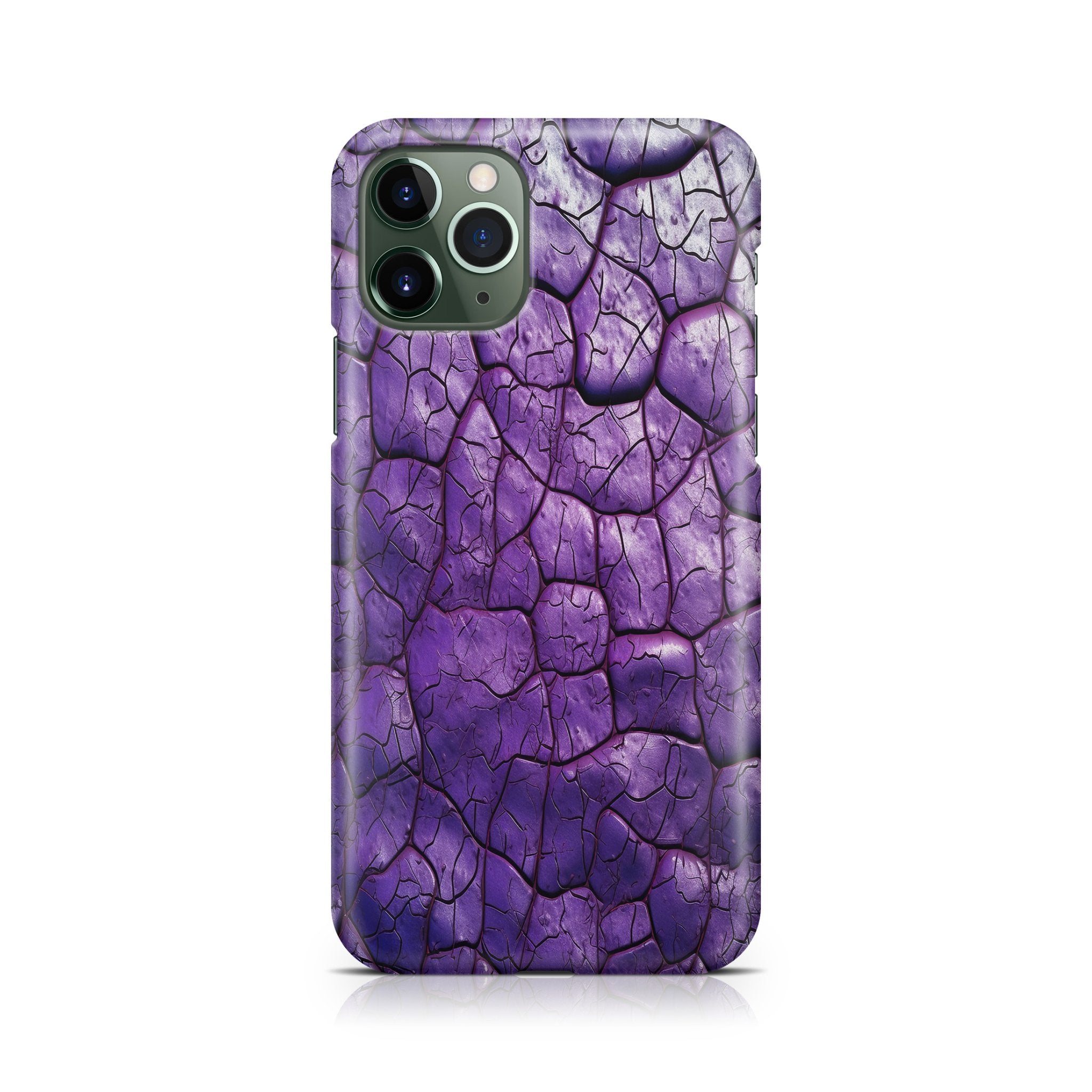 Purple Reptile Skin - iPhone phone case designs by CaseSwagger
