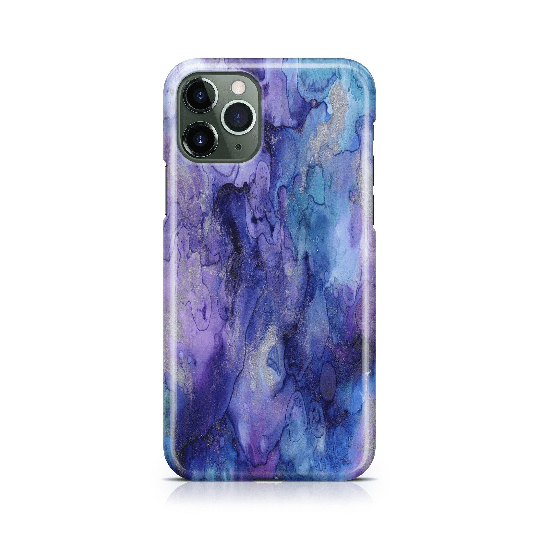 Purple InkDeco - iPhone phone case designs by CaseSwagger