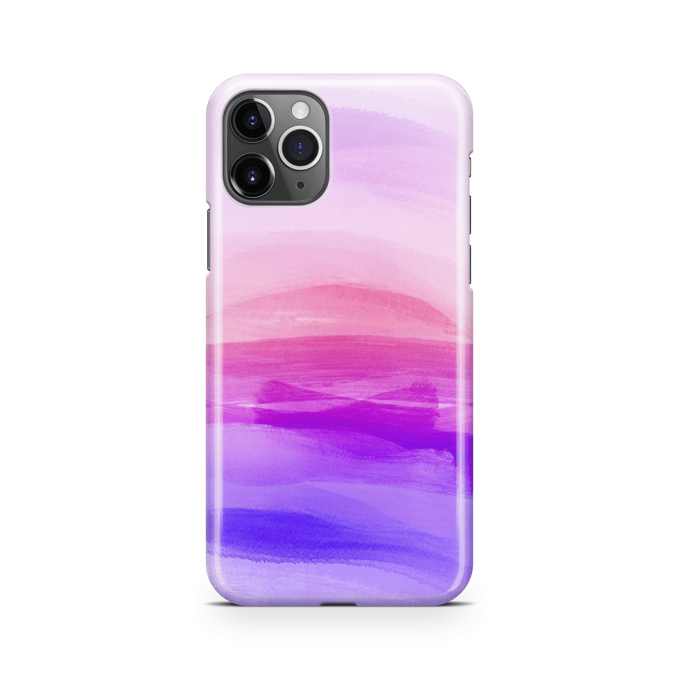 Sunrise Pink Ombre - iPhone phone case designs by CaseSwagger