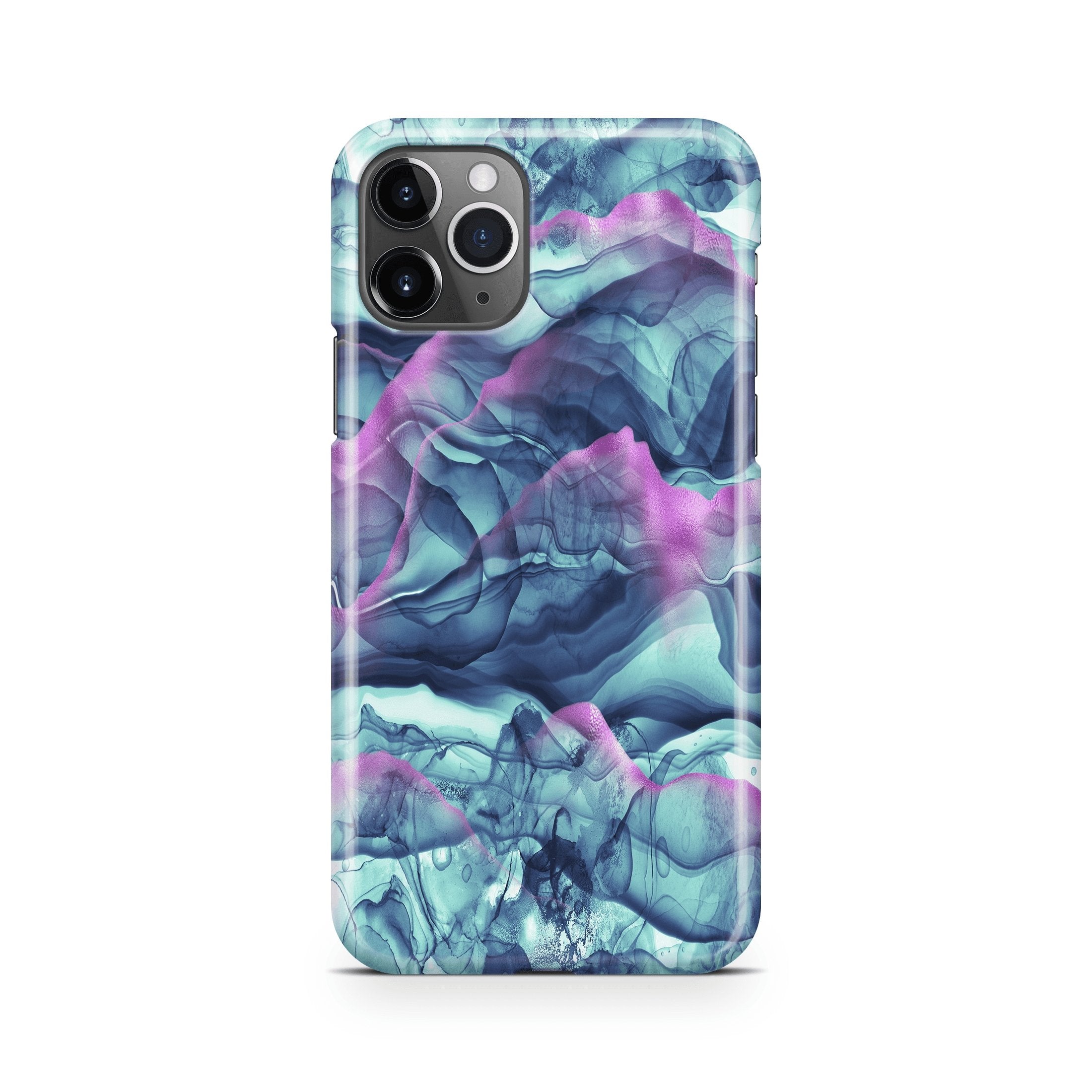 Teal Wisps - iPhone phone case designs by CaseSwagger