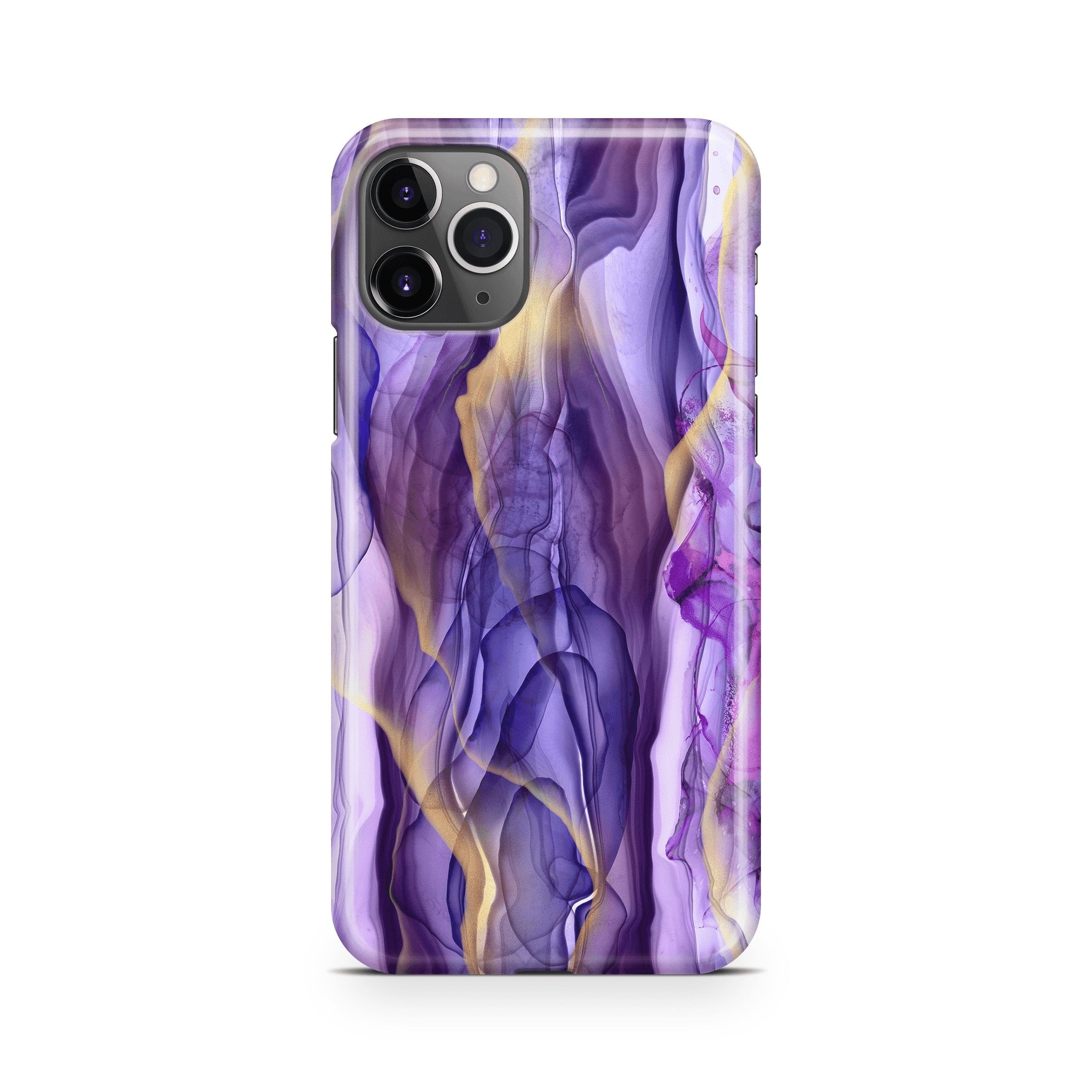Violet Wisps - iPhone phone case designs by CaseSwagger