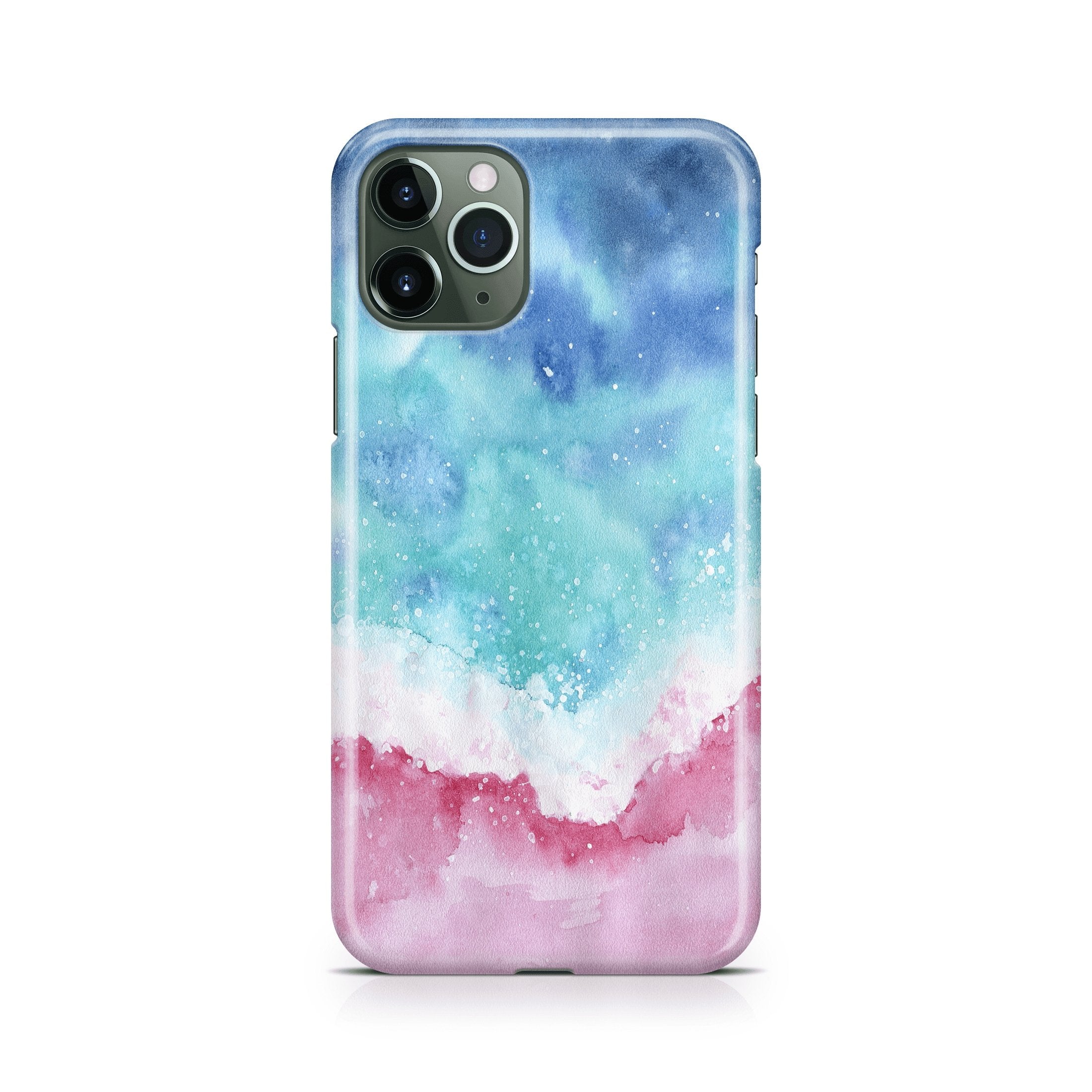 Watercolor Beach - iPhone phone case designs by CaseSwagger
