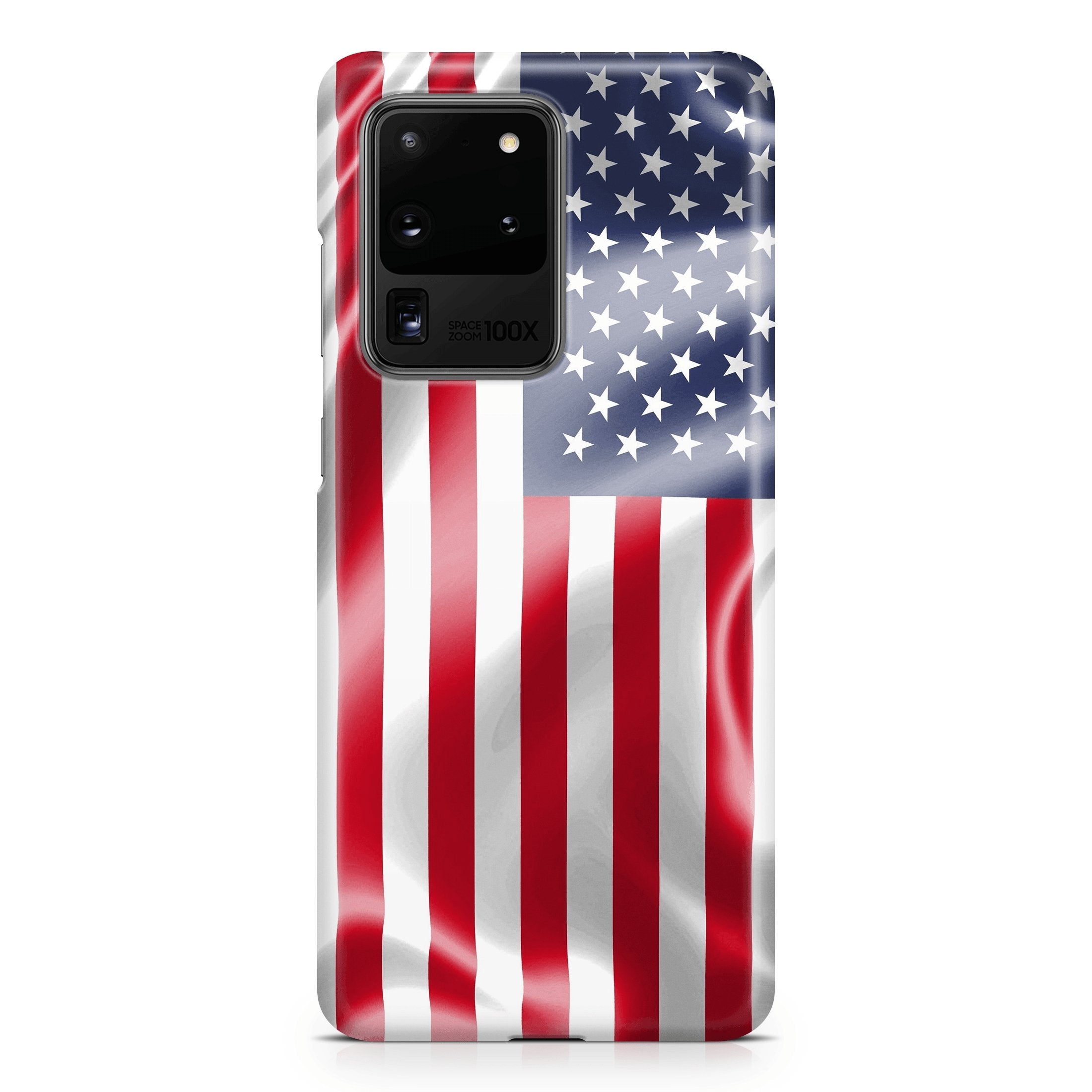 Waving American Flag - Samsung phone case designs by CaseSwagger