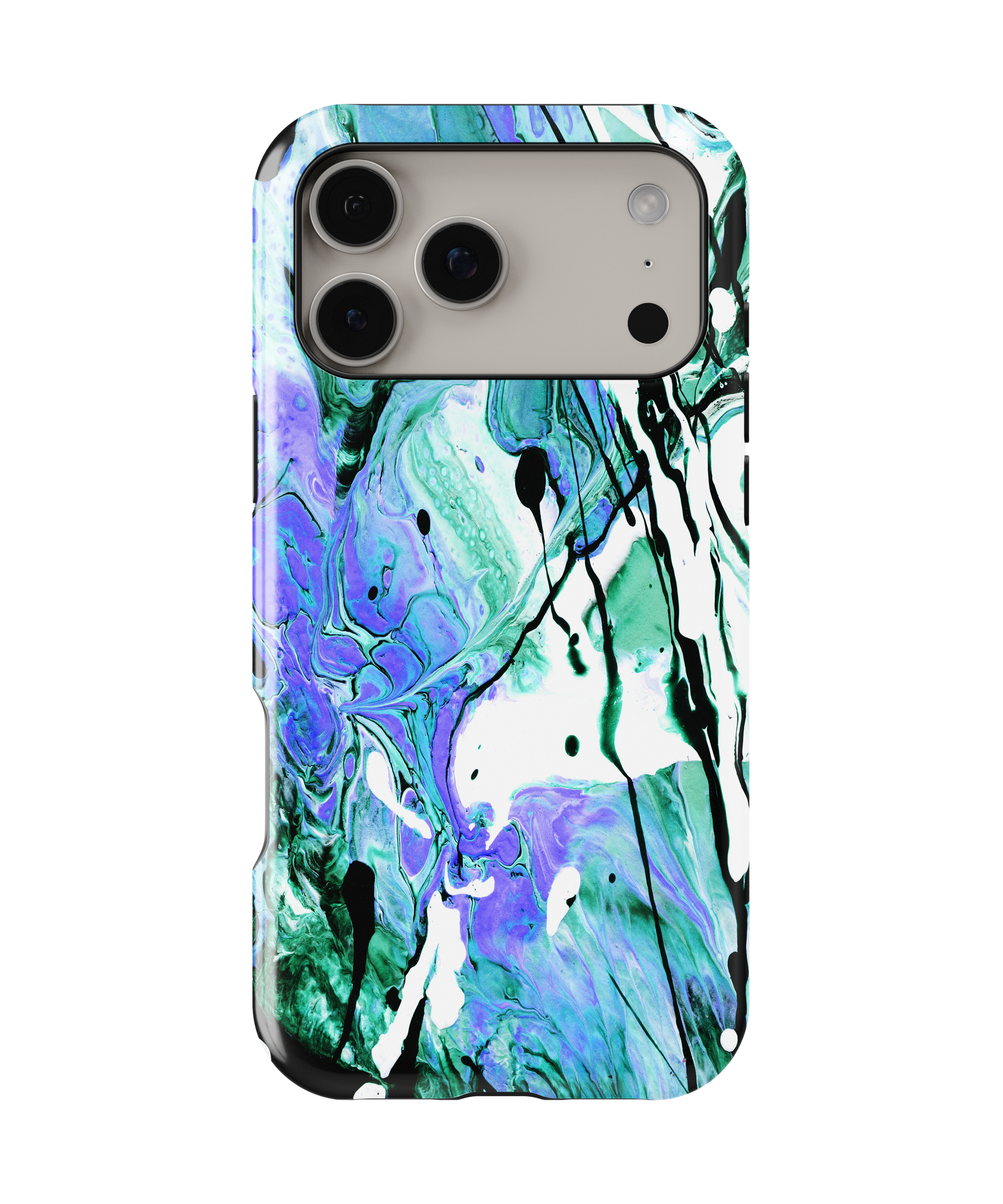 Blue Fluid Acrylic - iPhone