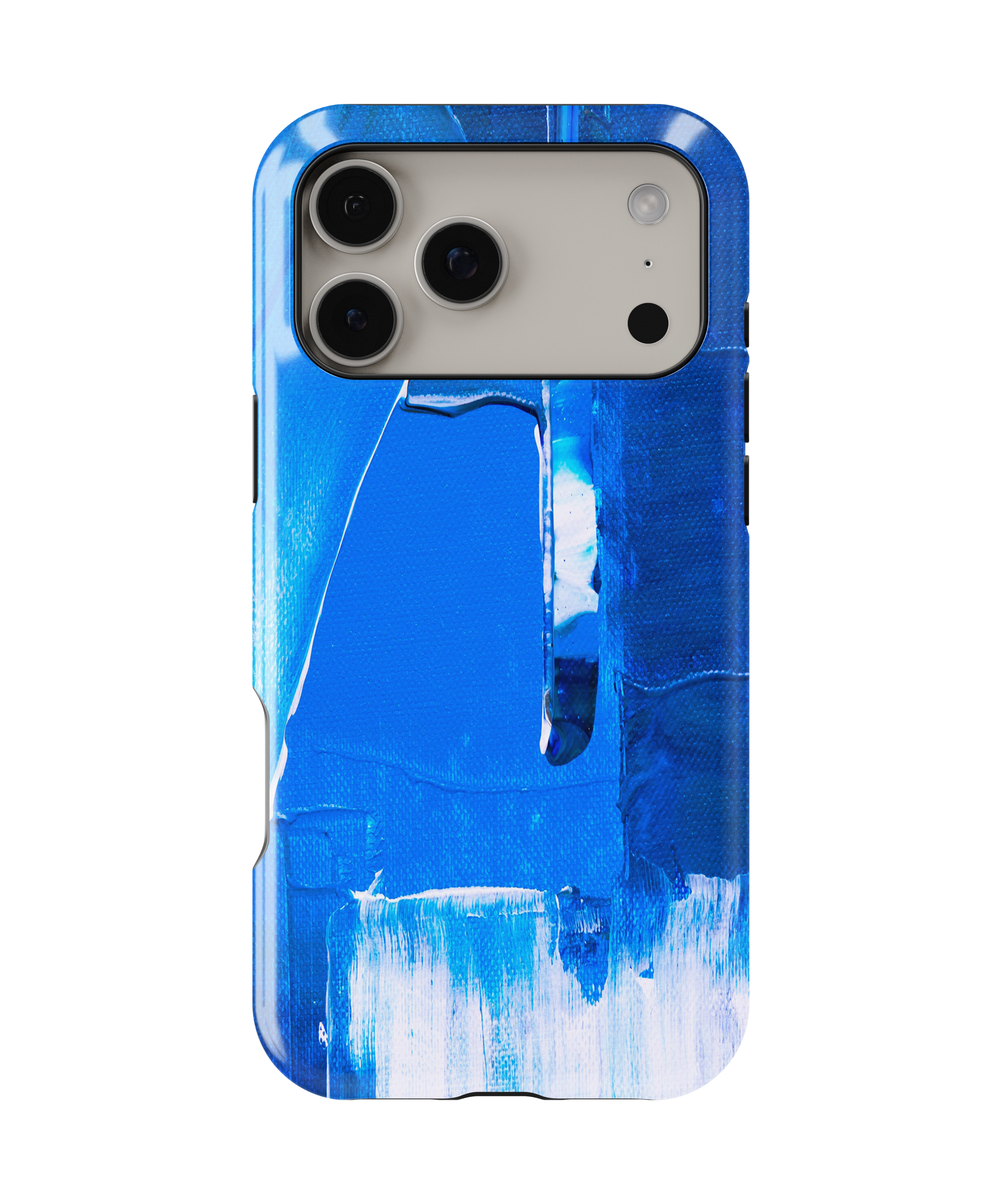 Blue Oil Paint II - iPhone