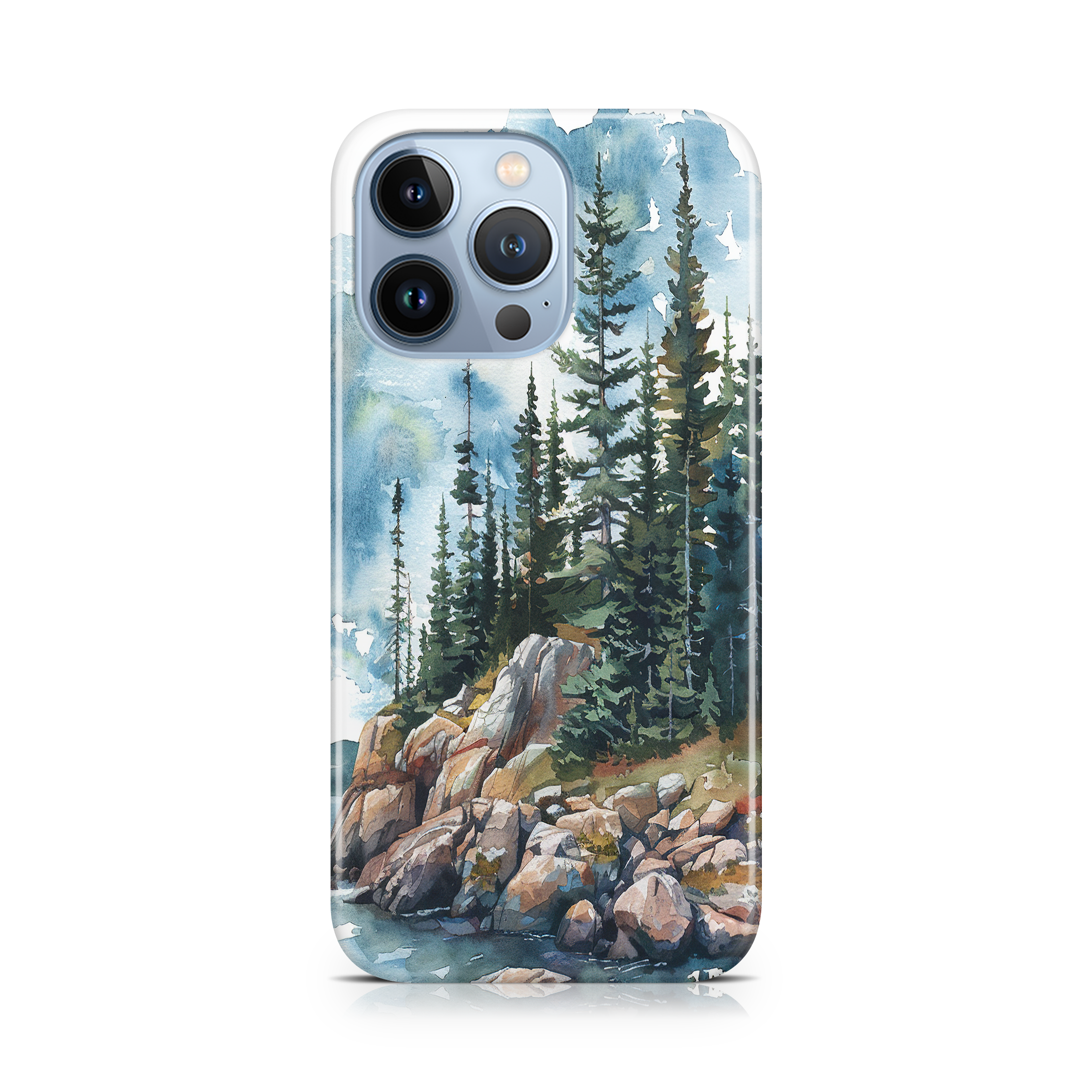 Cliffside Forest - Apple iPhone Case