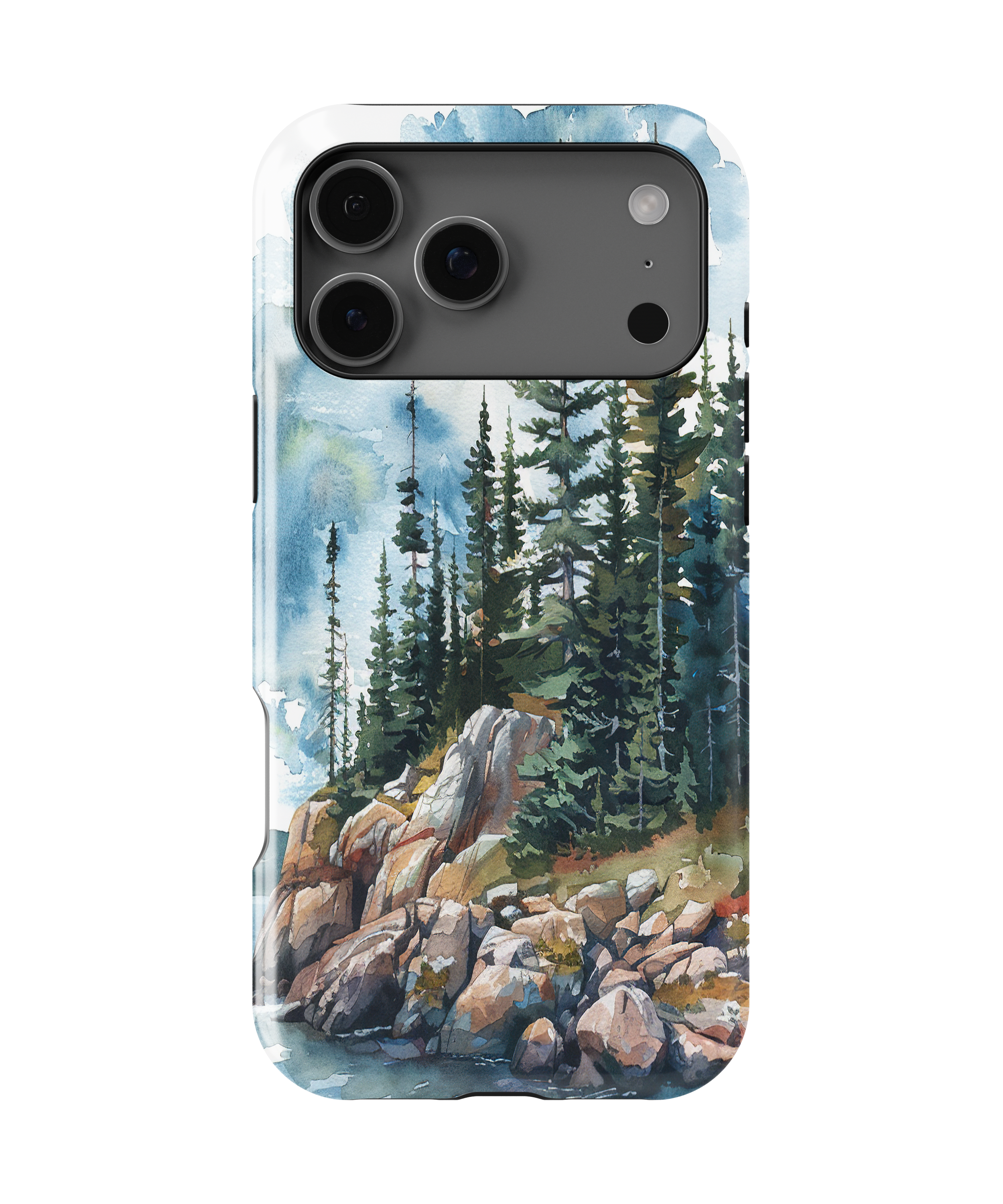 Cliffside Forest - Apple iPhone Case