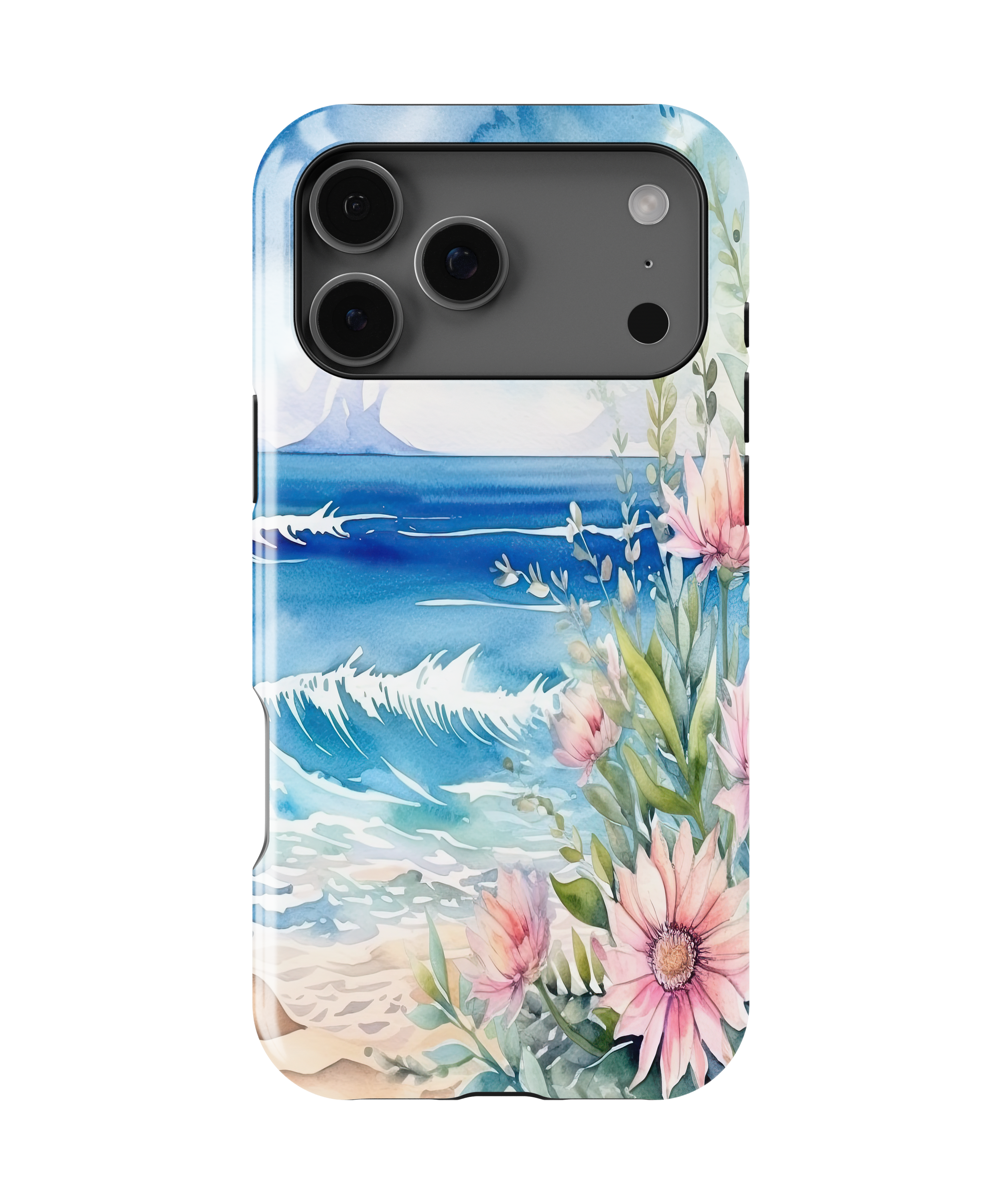 Floral Beach - Apple iPhone Case