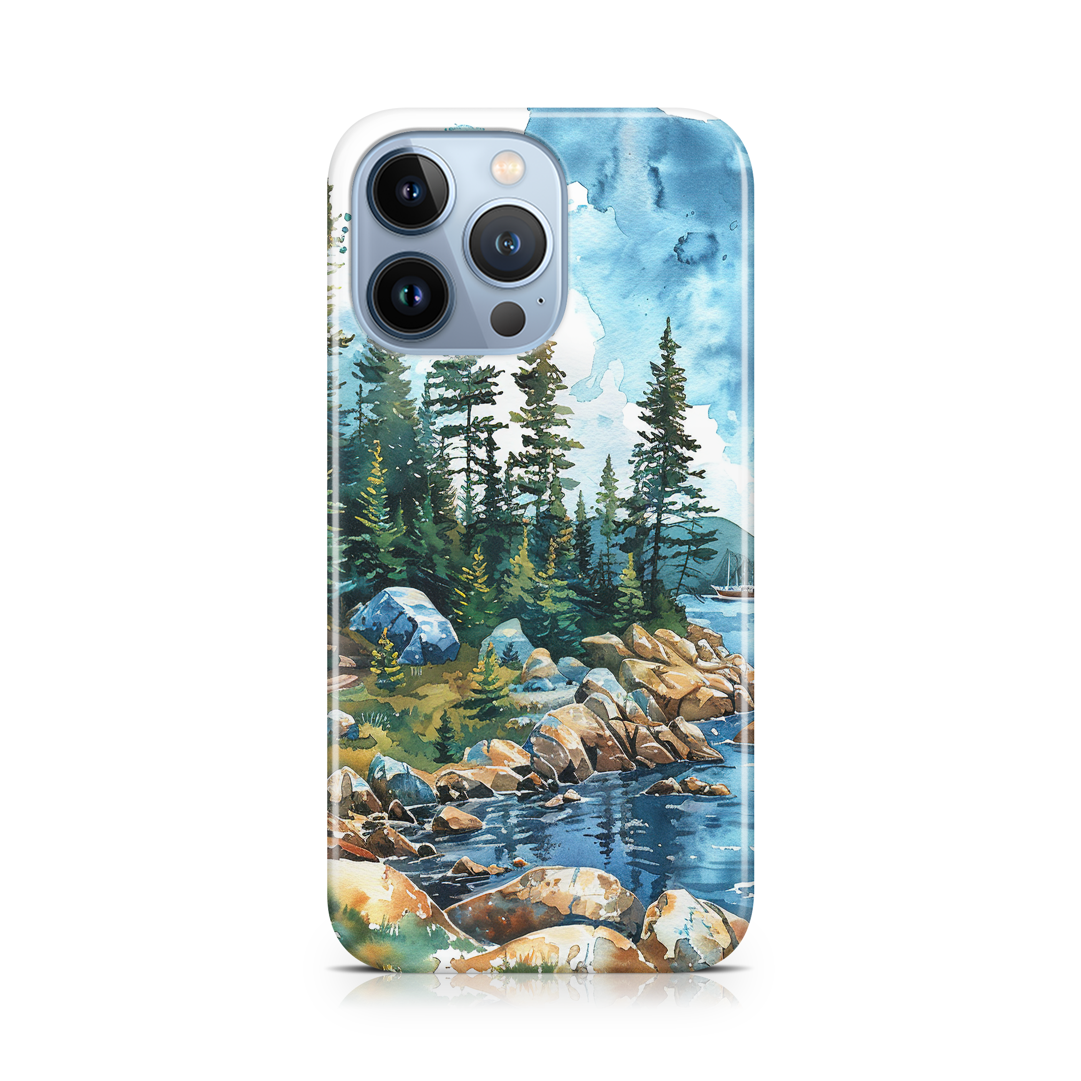 Mountain Stream - Apple iPhone Case