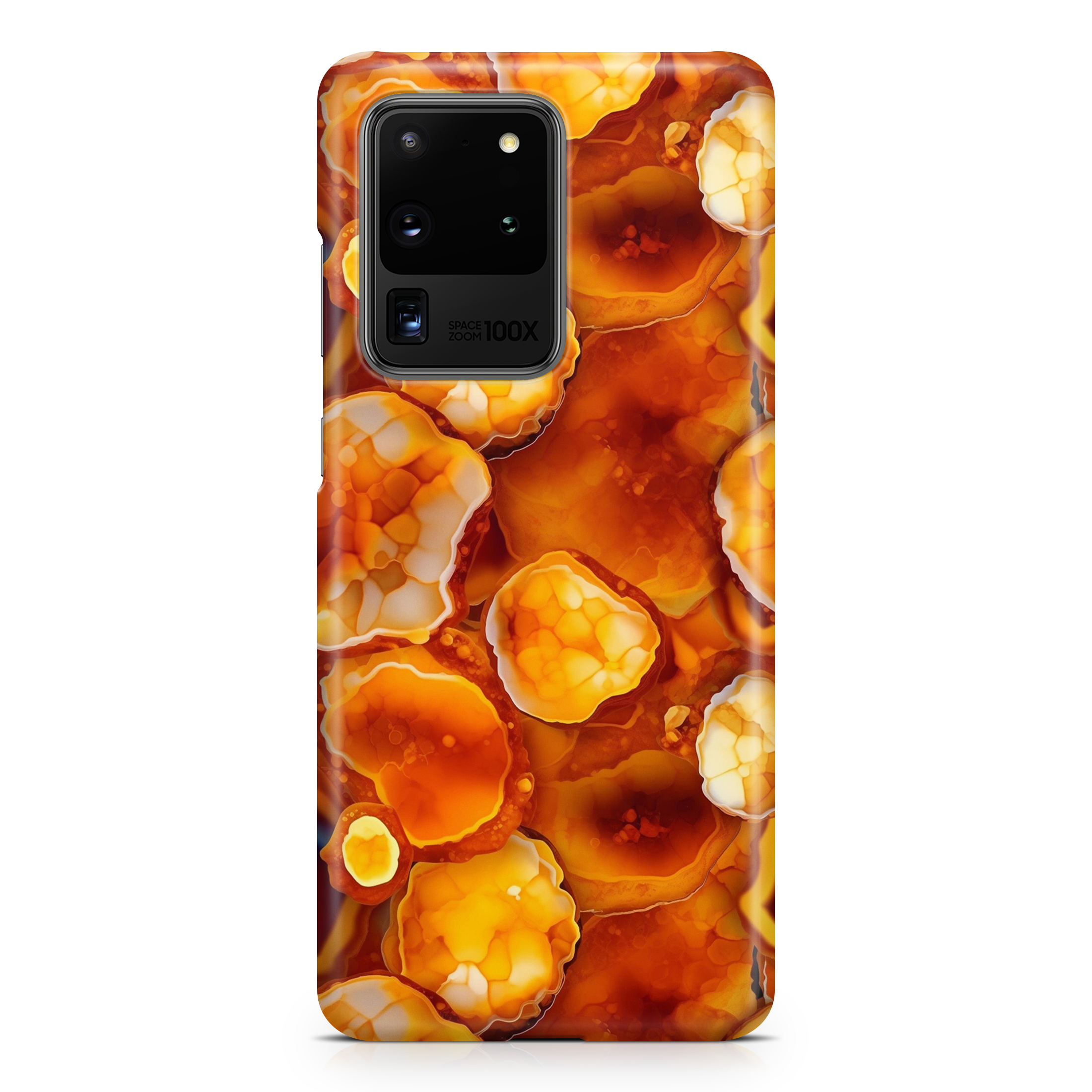 Orange Geode - Samsung phone case designs by CaseSwagger