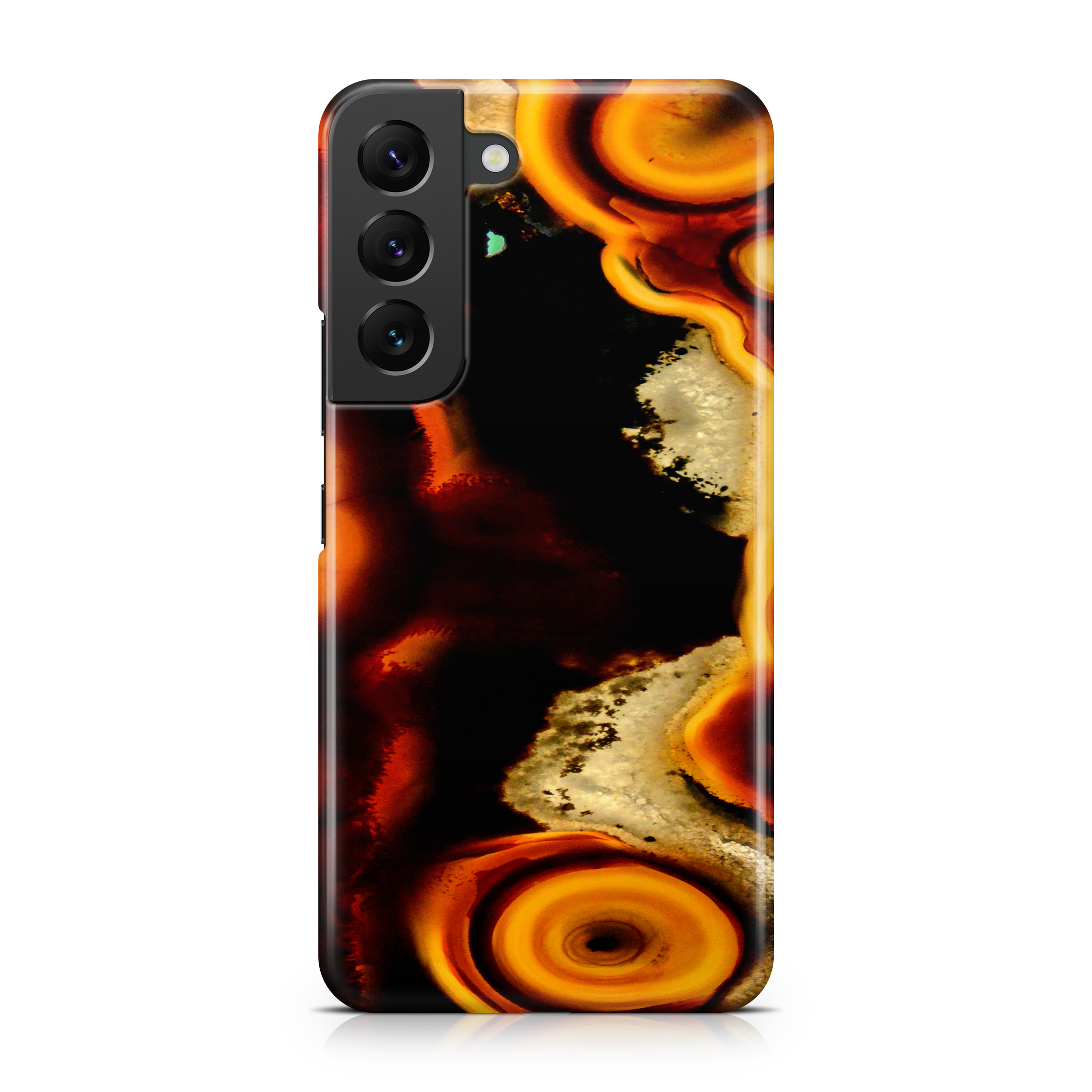 Orange Agate - Samsung phone case designs by CaseSwagger