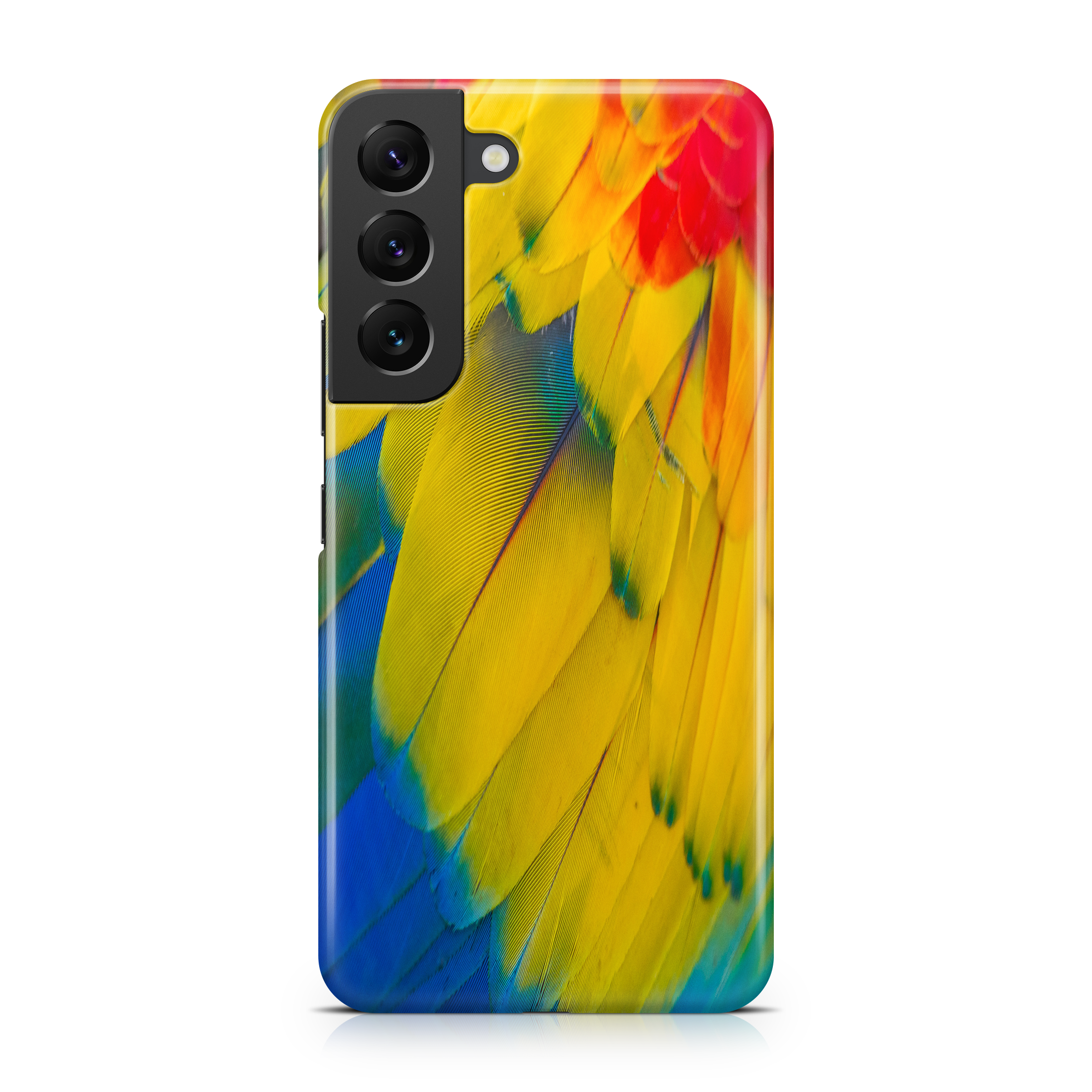 Parrot Feathers - Samsung phone case designs by CaseSwagger