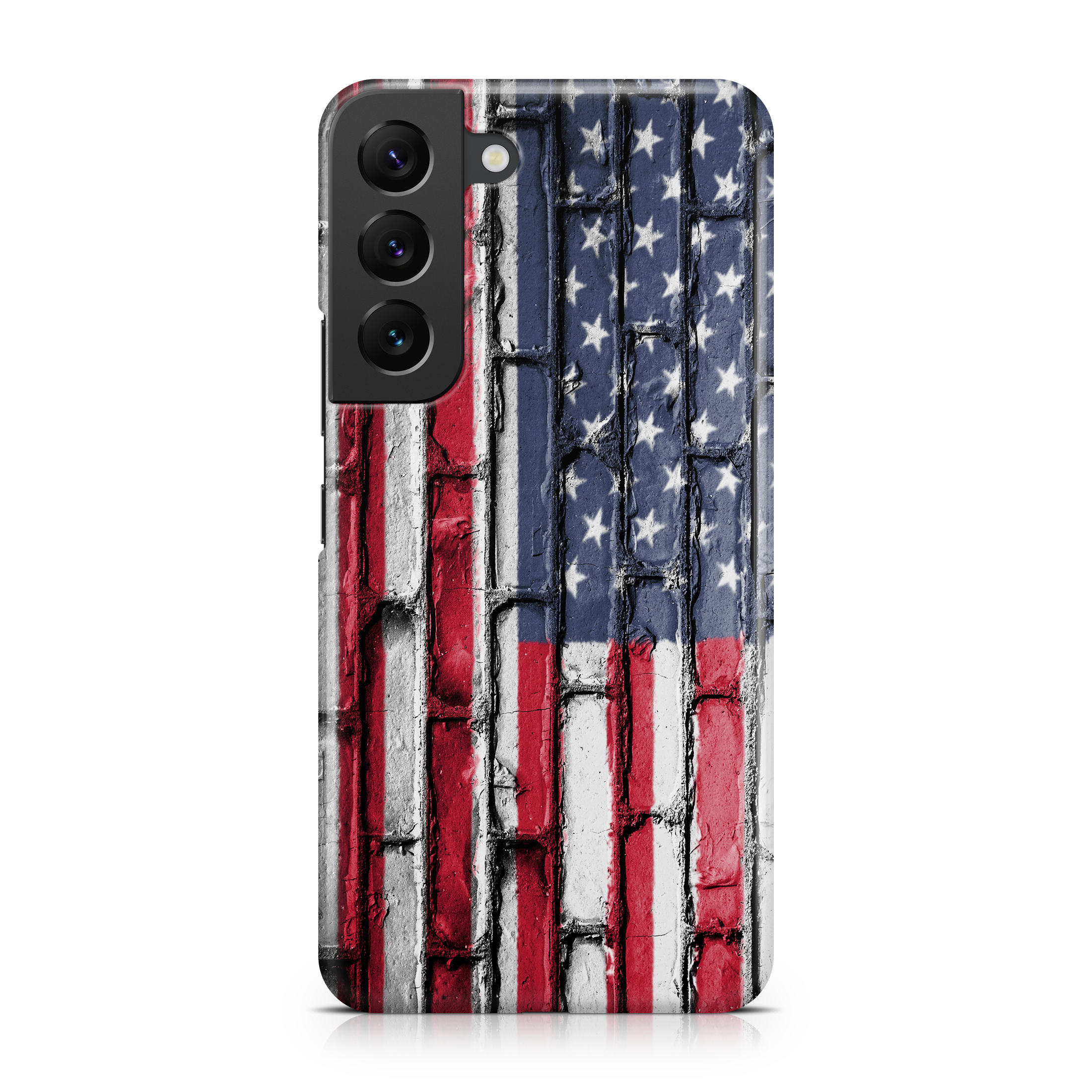 Patriotic Bricks - Samsung phone case designs by CaseSwagger