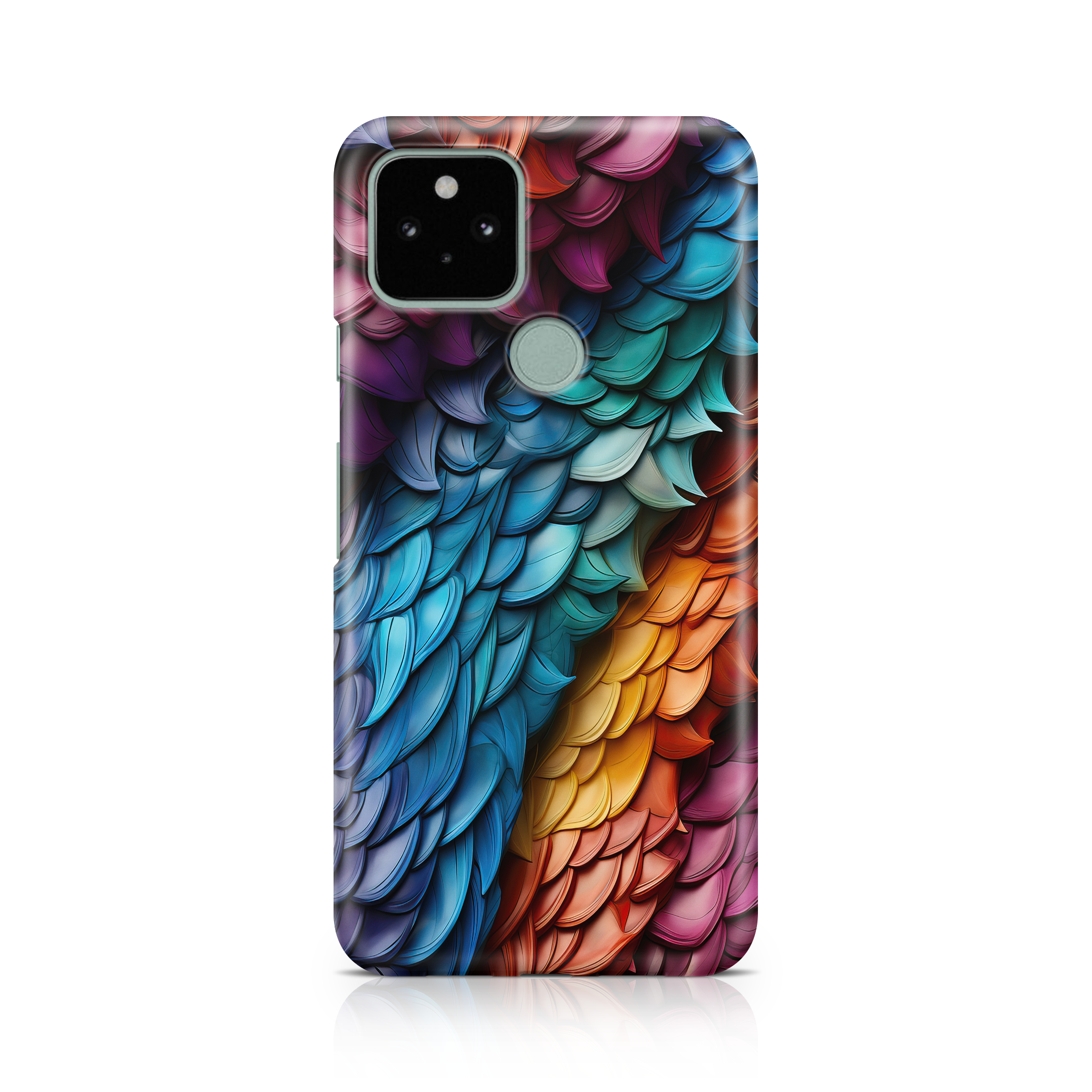 Rainbow Dragonscale - Google phone case designs by CaseSwagger