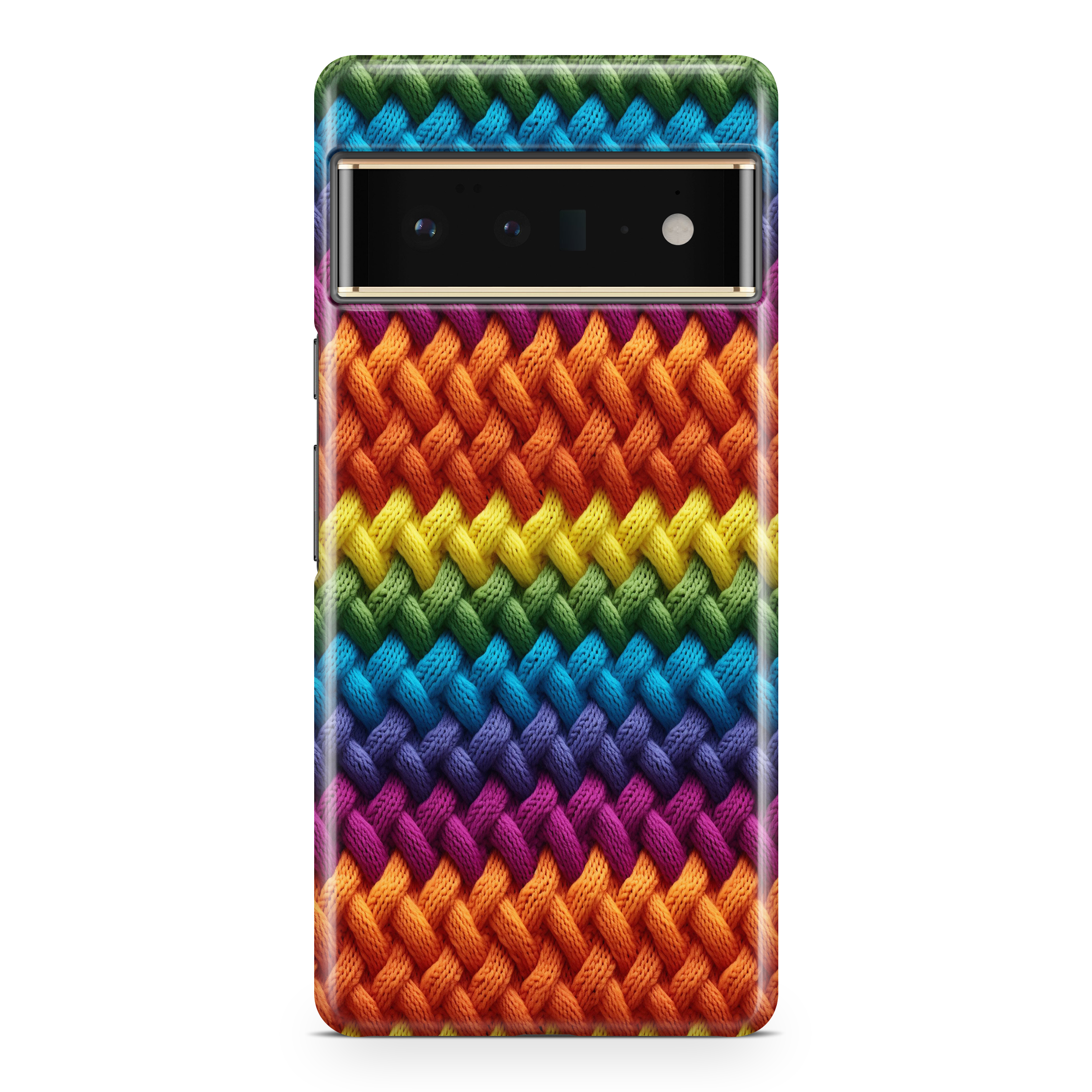 Rainbow Stitches - Google phone case designs by CaseSwagger