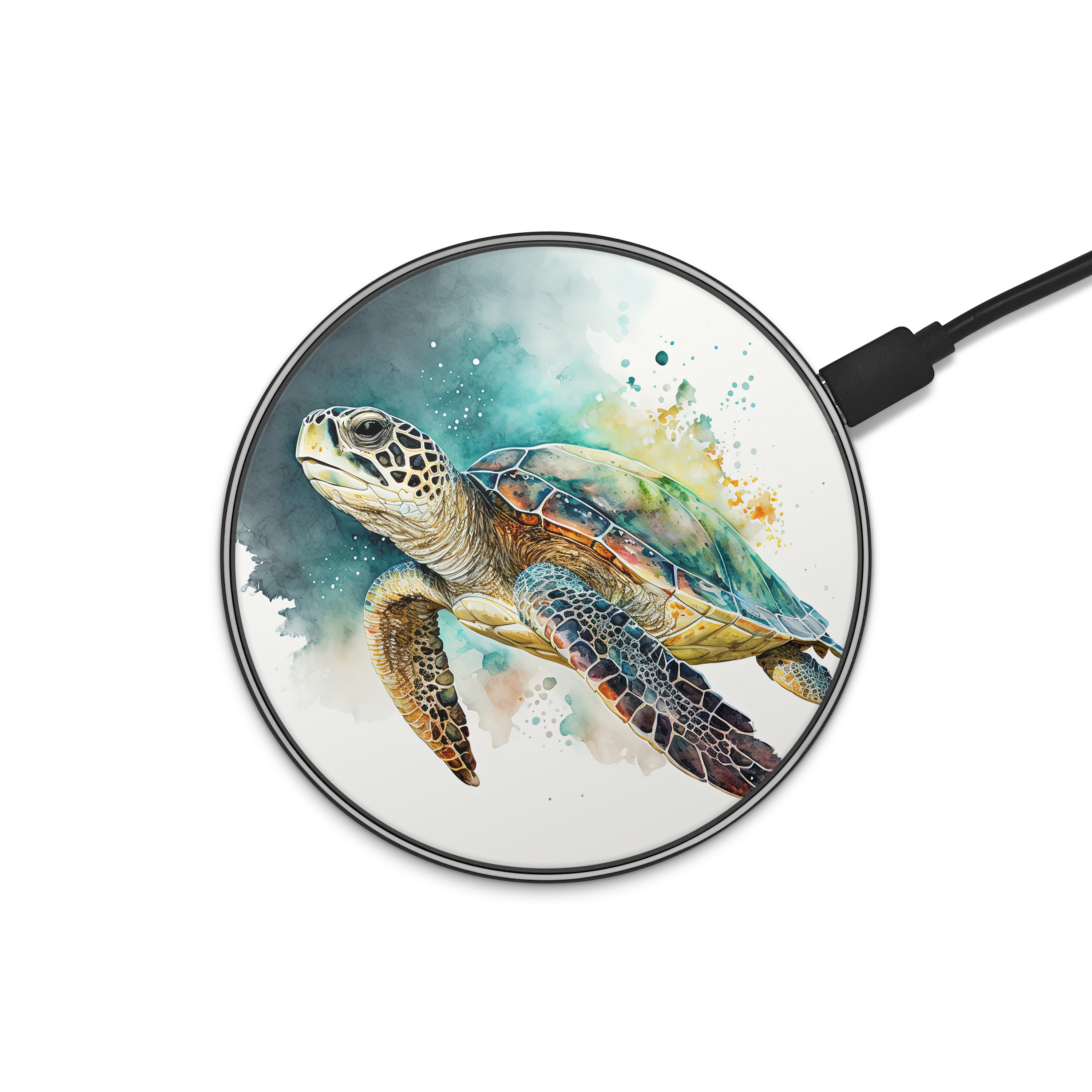 Sea Turtle I Wireless Charger phone case designs by CaseSwagger