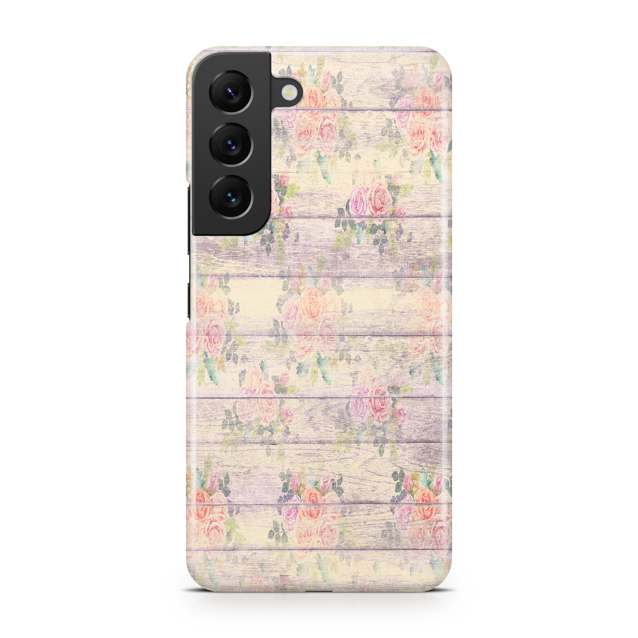 Shabby Chic Rosewood - Samsung phone case designs by CaseSwagger