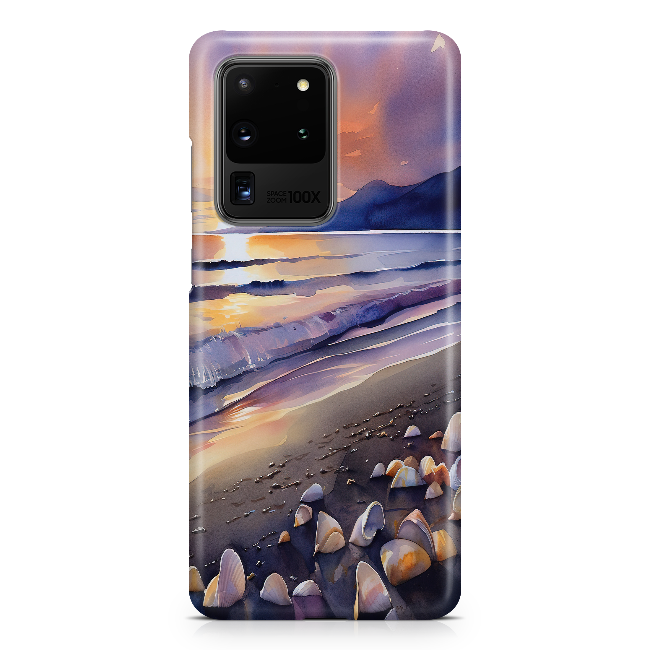 Watercolor Tides - Samsung phone case designs by CaseSwagger