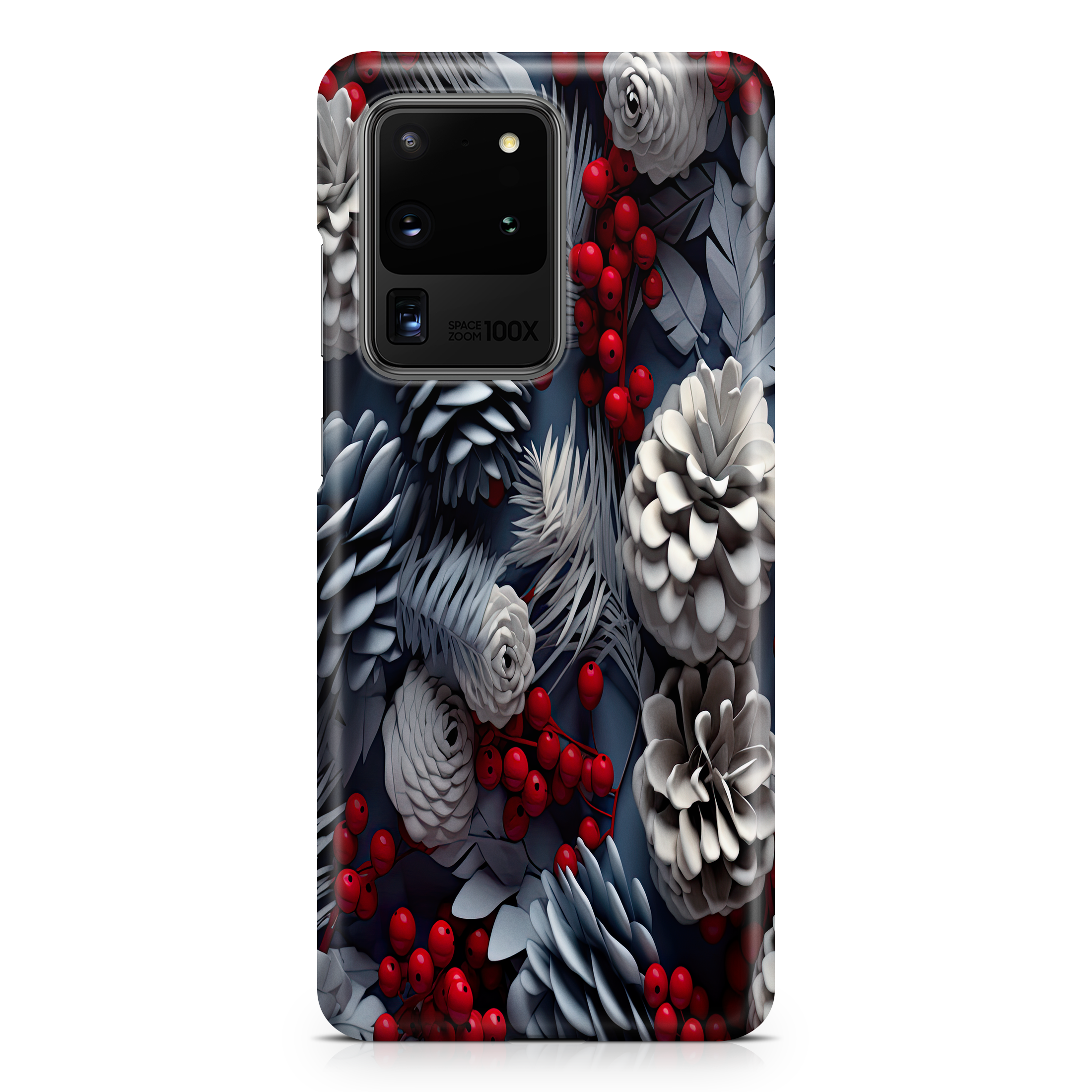 White Christmas Pinecones - Samsung