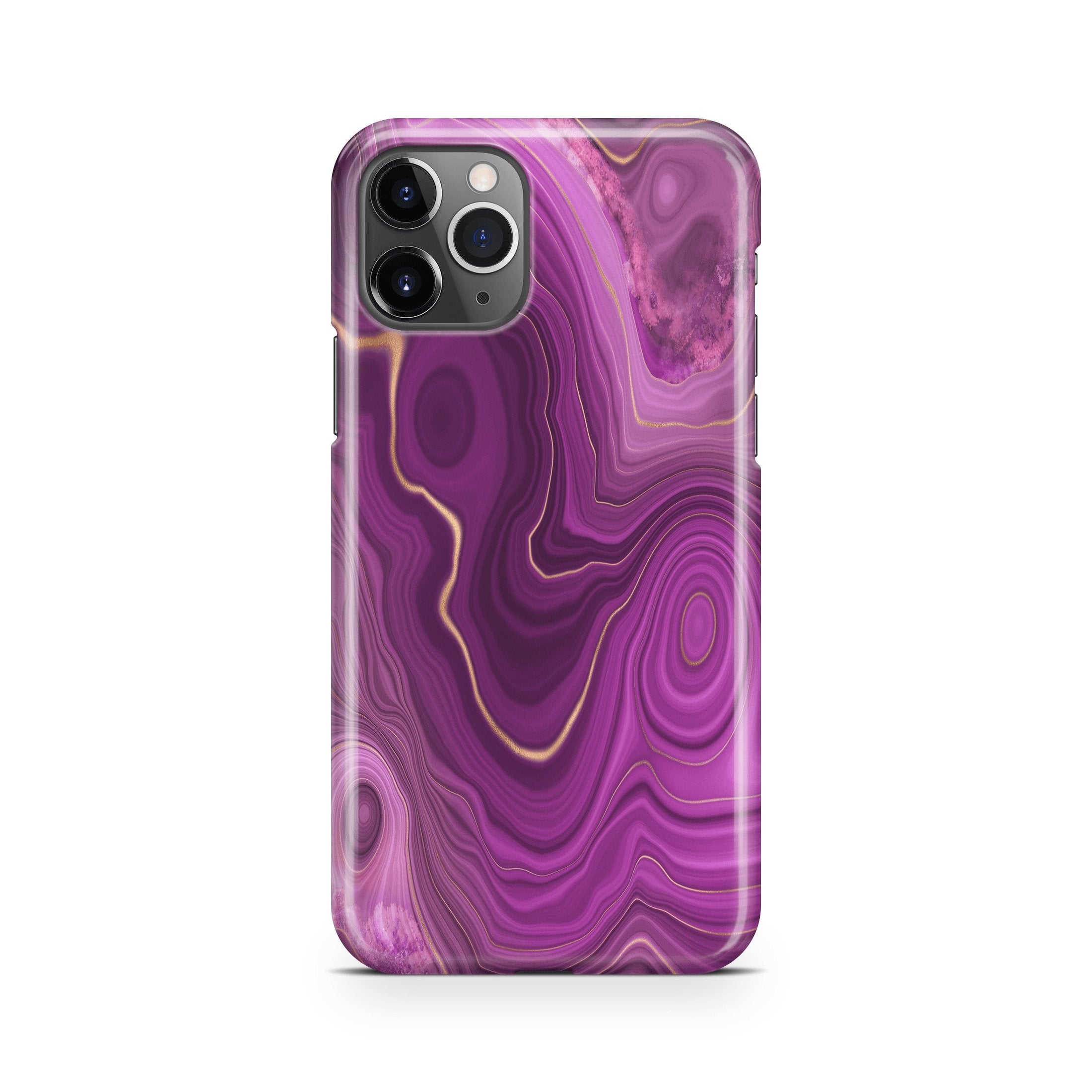 Amethyst Strata III - iPhone phone case designs by CaseSwagger