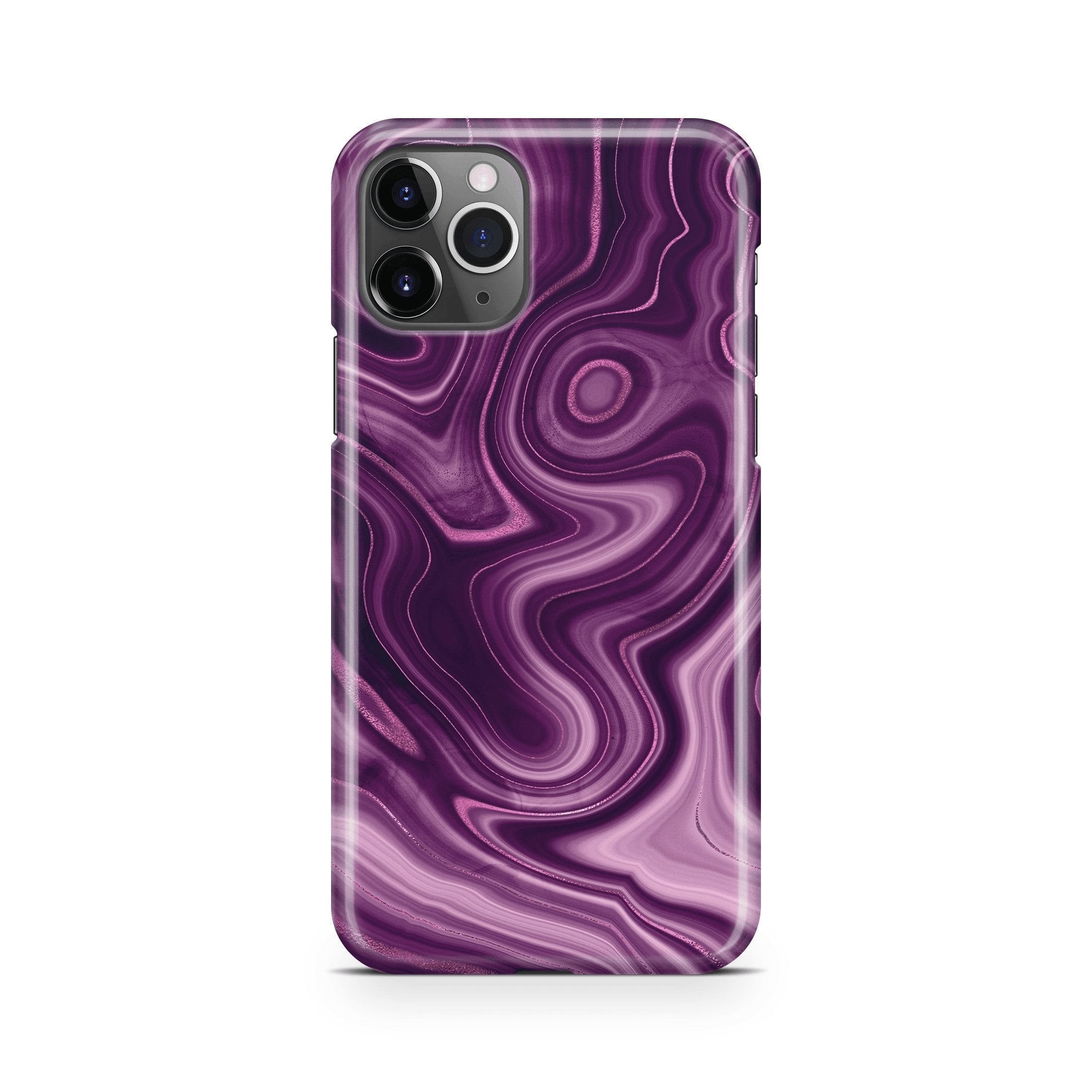 Amethyst Strata II - iPhone phone case designs by CaseSwagger
