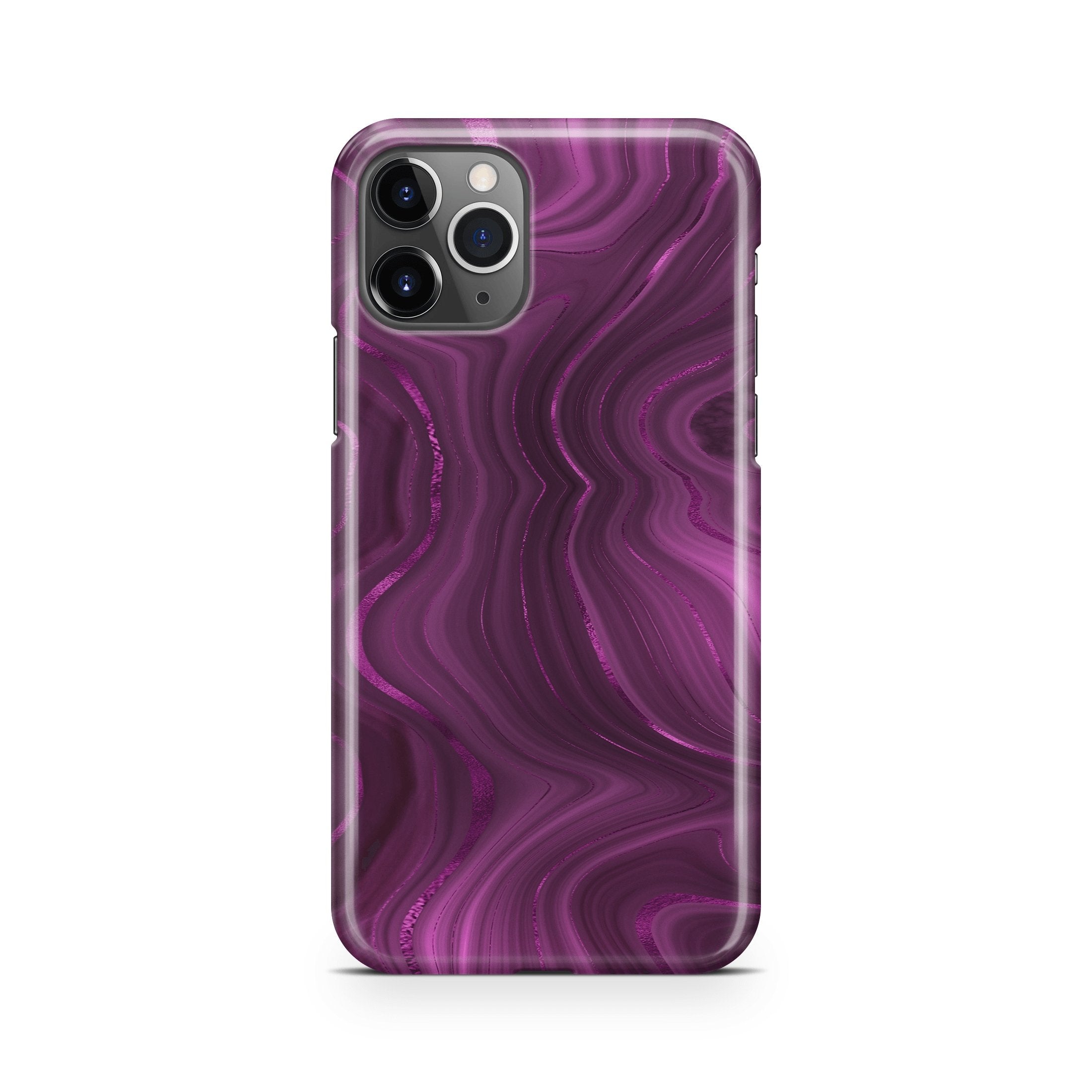 Amethyst Strata I - iPhone phone case designs by CaseSwagger