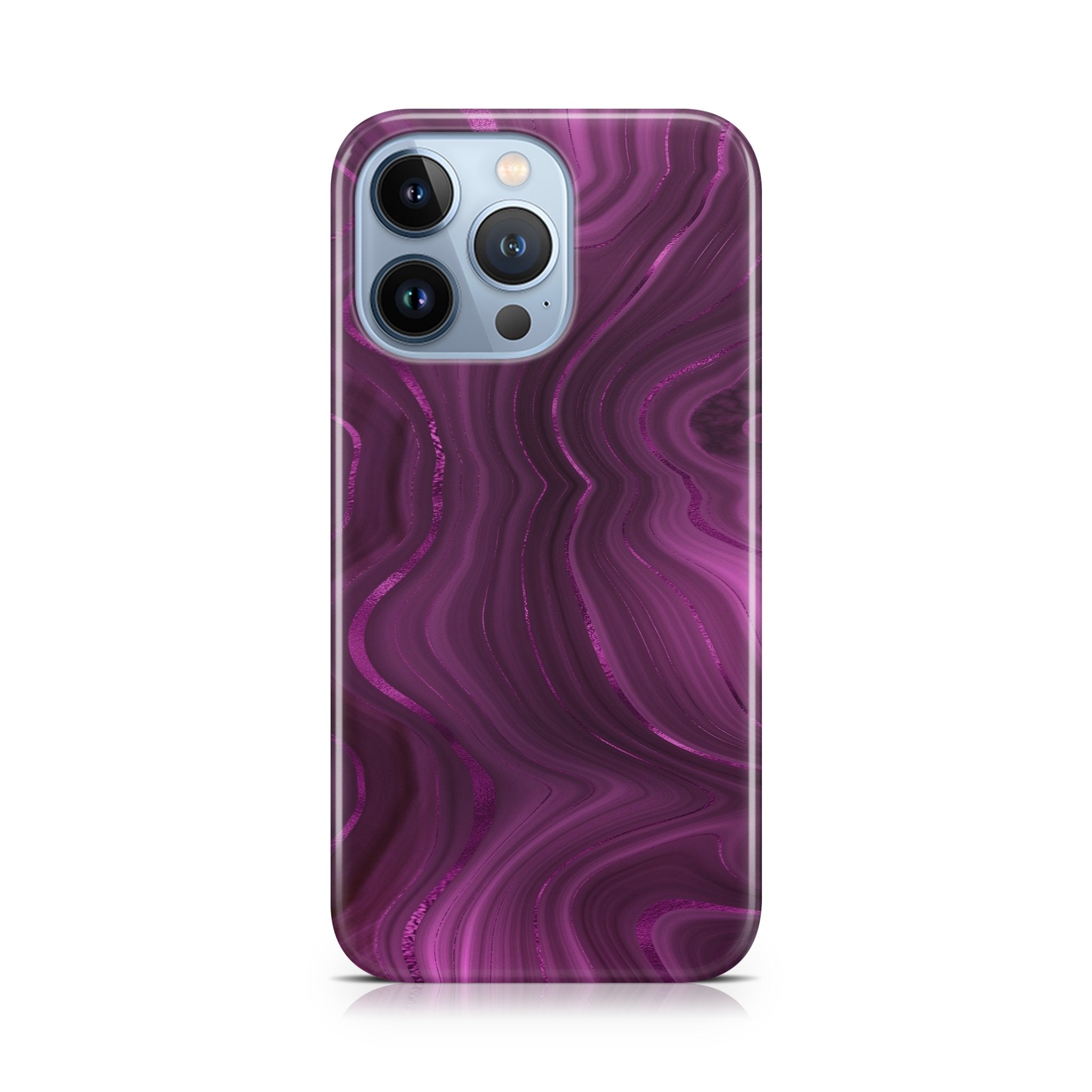 Amethyst Strata I - iPhone phone case designs by CaseSwagger