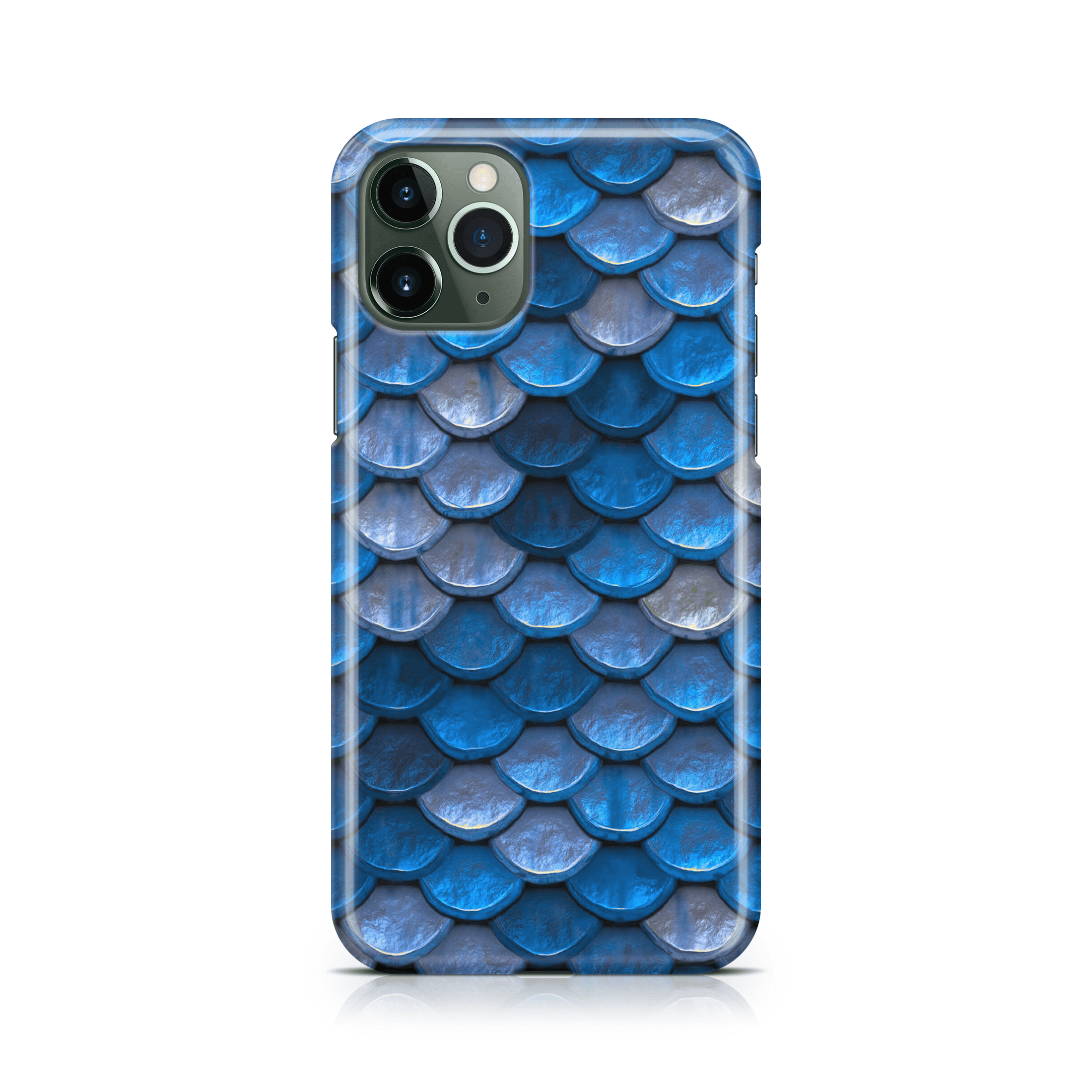 Blue Mermaid Scale - iPhone phone case designs by CaseSwagger