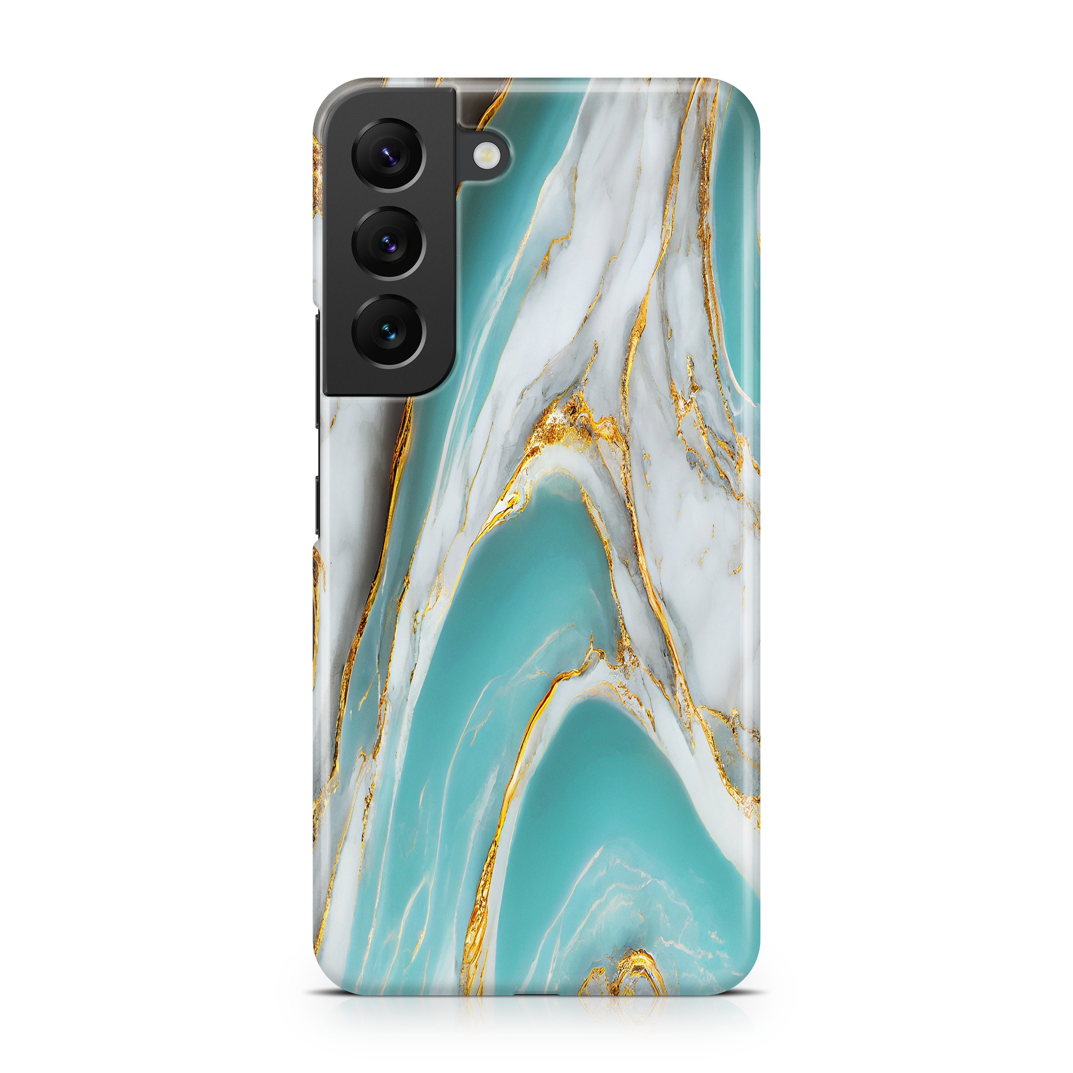 Baby Blue Marble - Samsung phone case designs by CaseSwagger