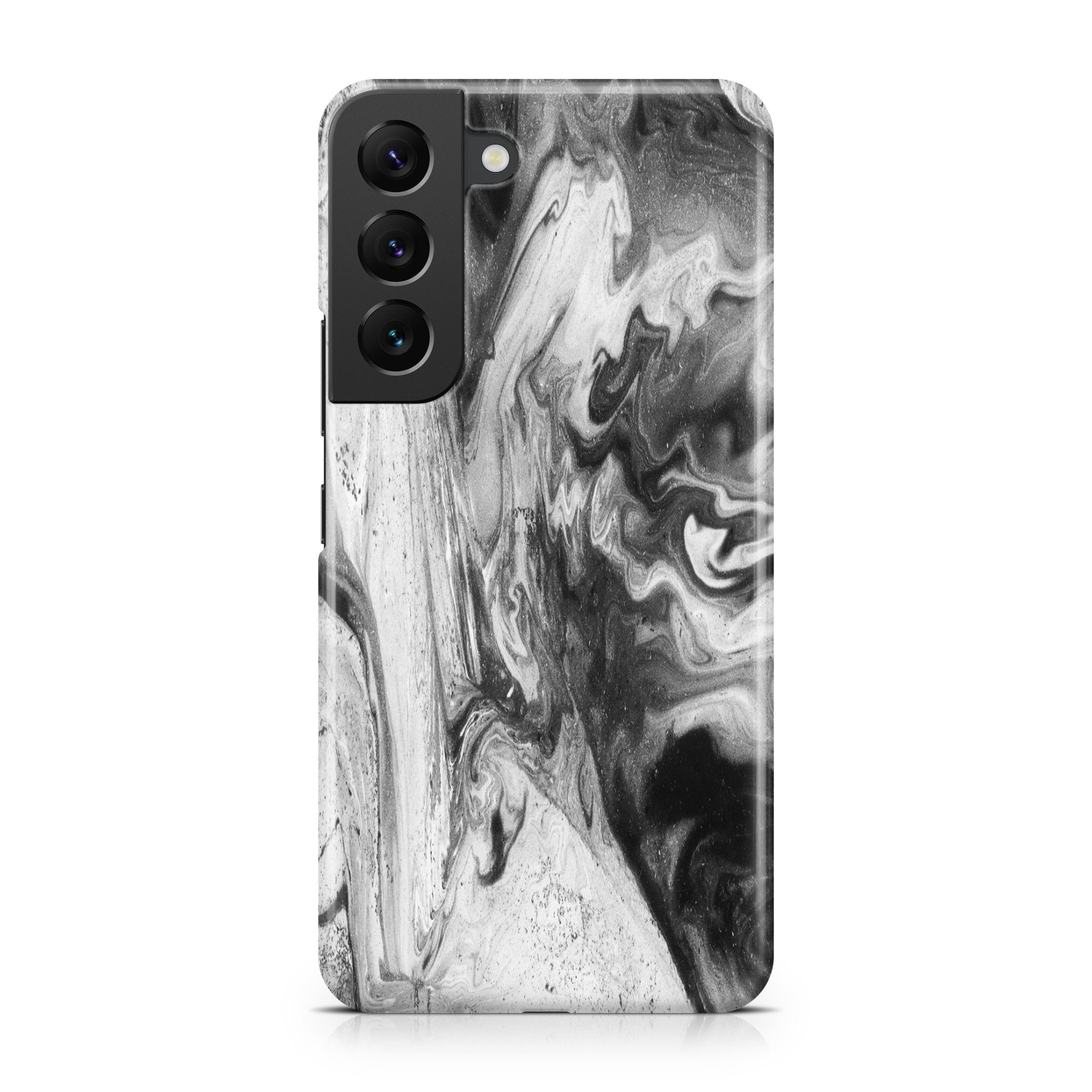 Black & White Marble Series I - Samsung phone case designs by CaseSwagger